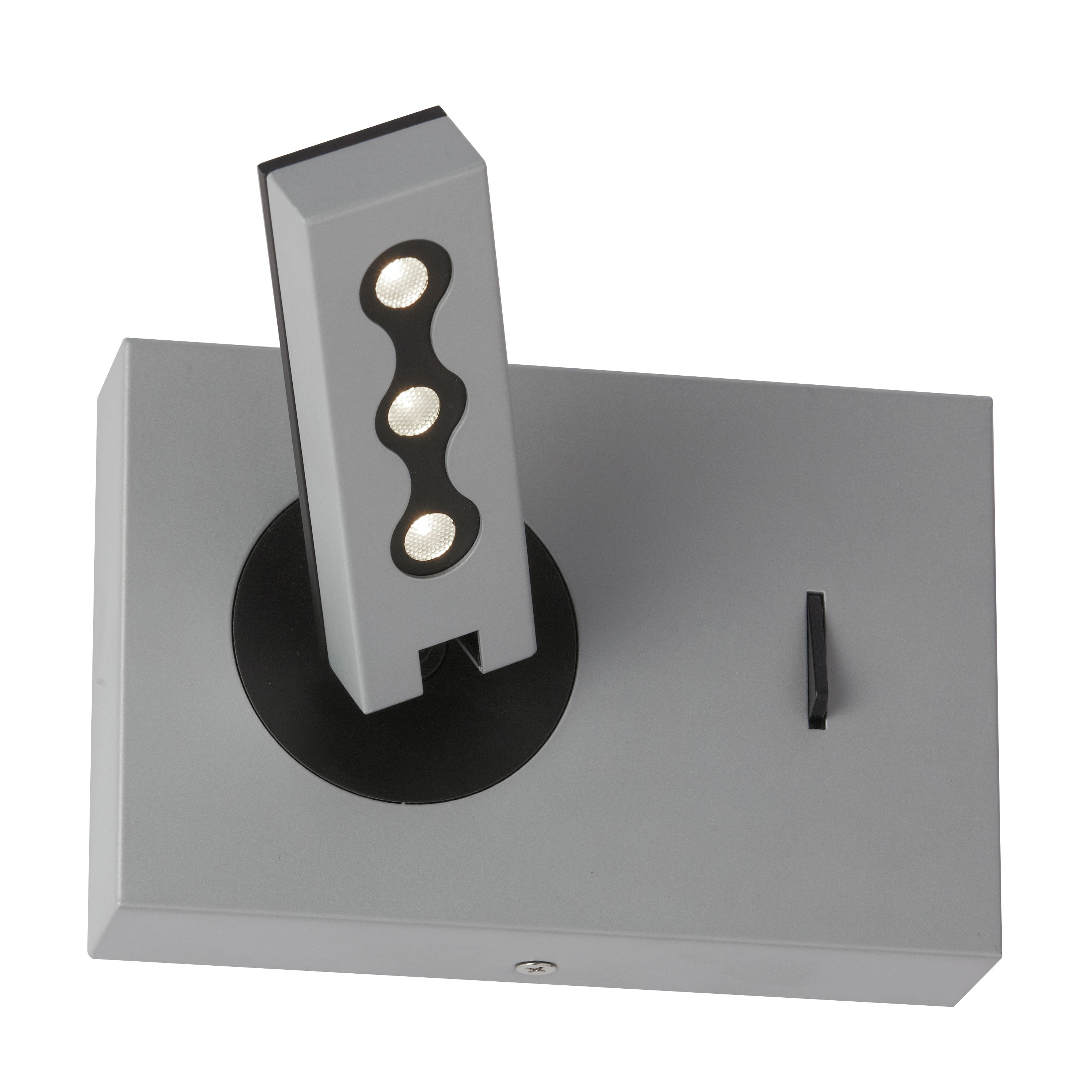 Dainolite Modern - 479LEDW-SV - Wall Sconce w/LED Reading Lamp, Silver Finish - Silver