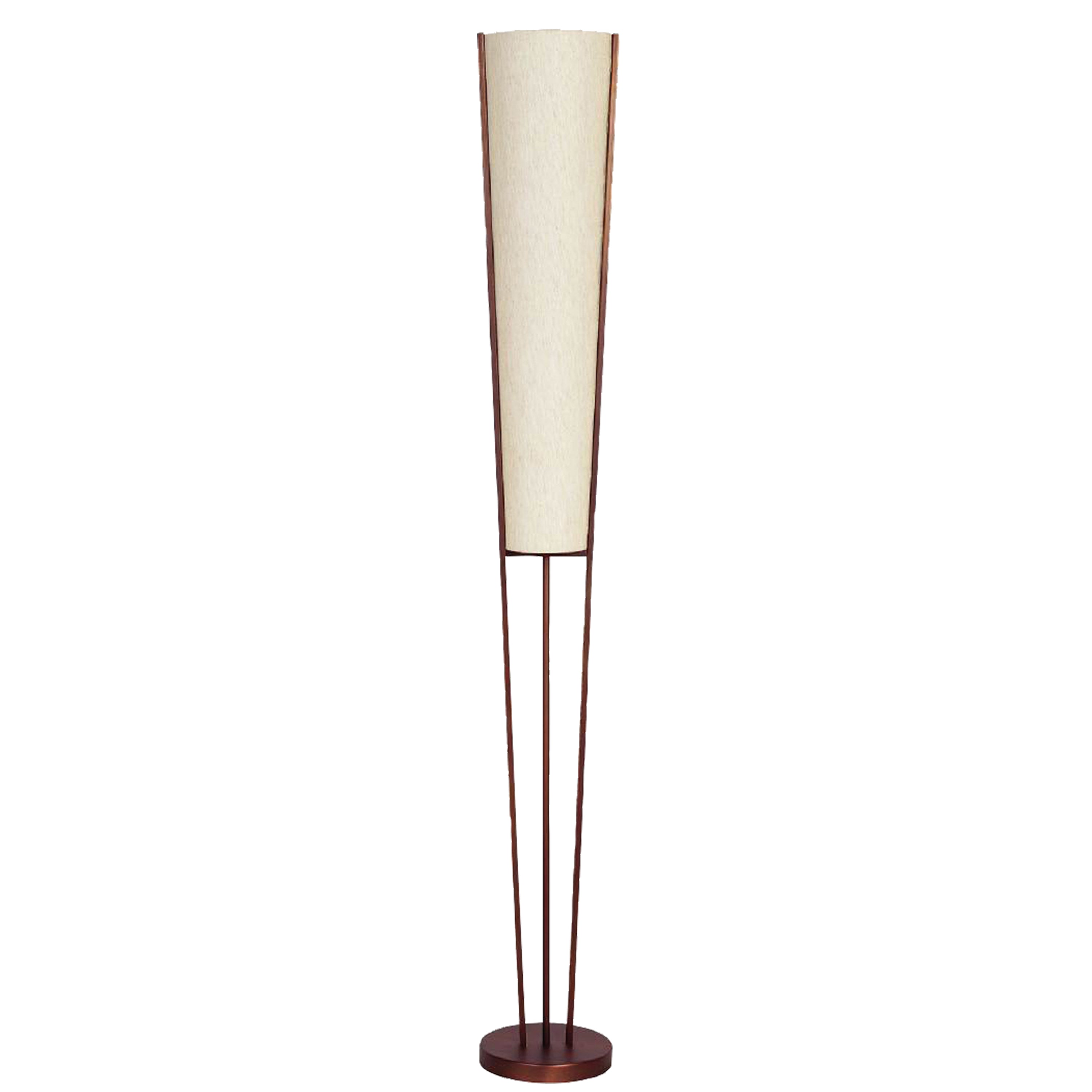 Dainolite Emotions - 83323F-OBB - 2 Light Floor Lamp, Oil Brushed Bronze, Flax Fabric Shade - Oil Brushed Bronze