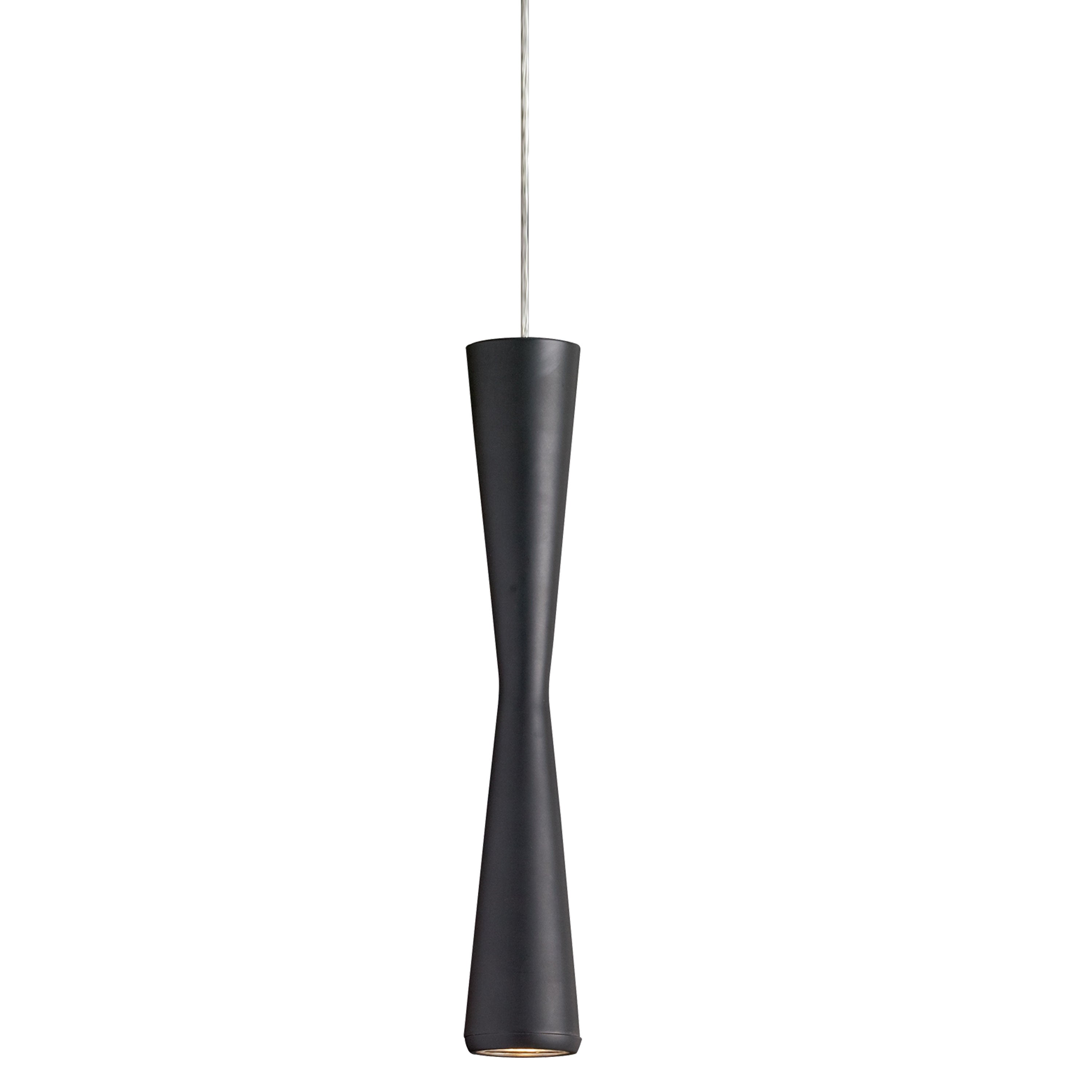 Dainolite Modern - 8901LED-1P-MB - 5 Watt LED Pendant, Matte Black Finish - Black