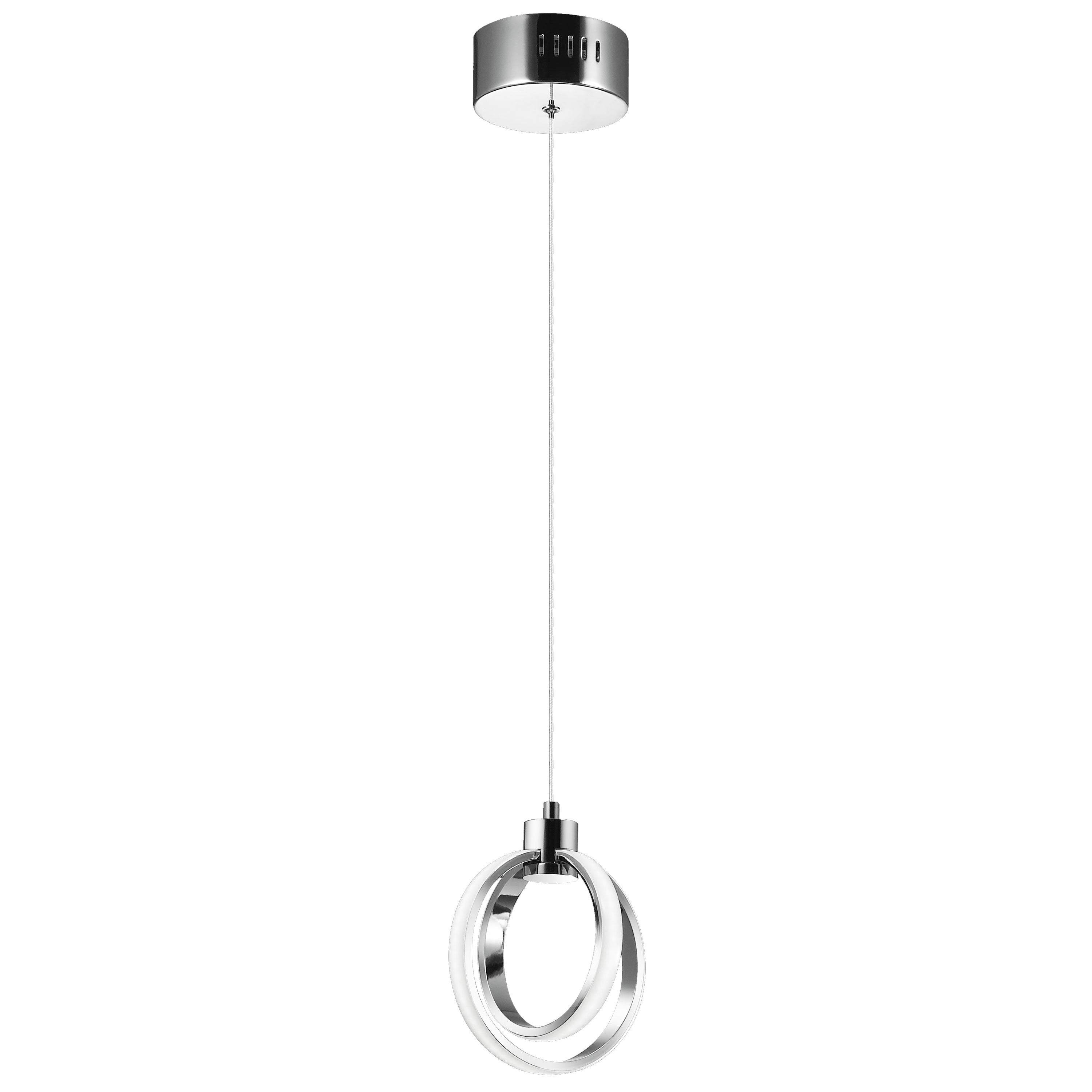 Dainolite Parson - 9228-614LEDP-PC - 14W LED Pendant Polished Chrome Finish - Polished Chrome