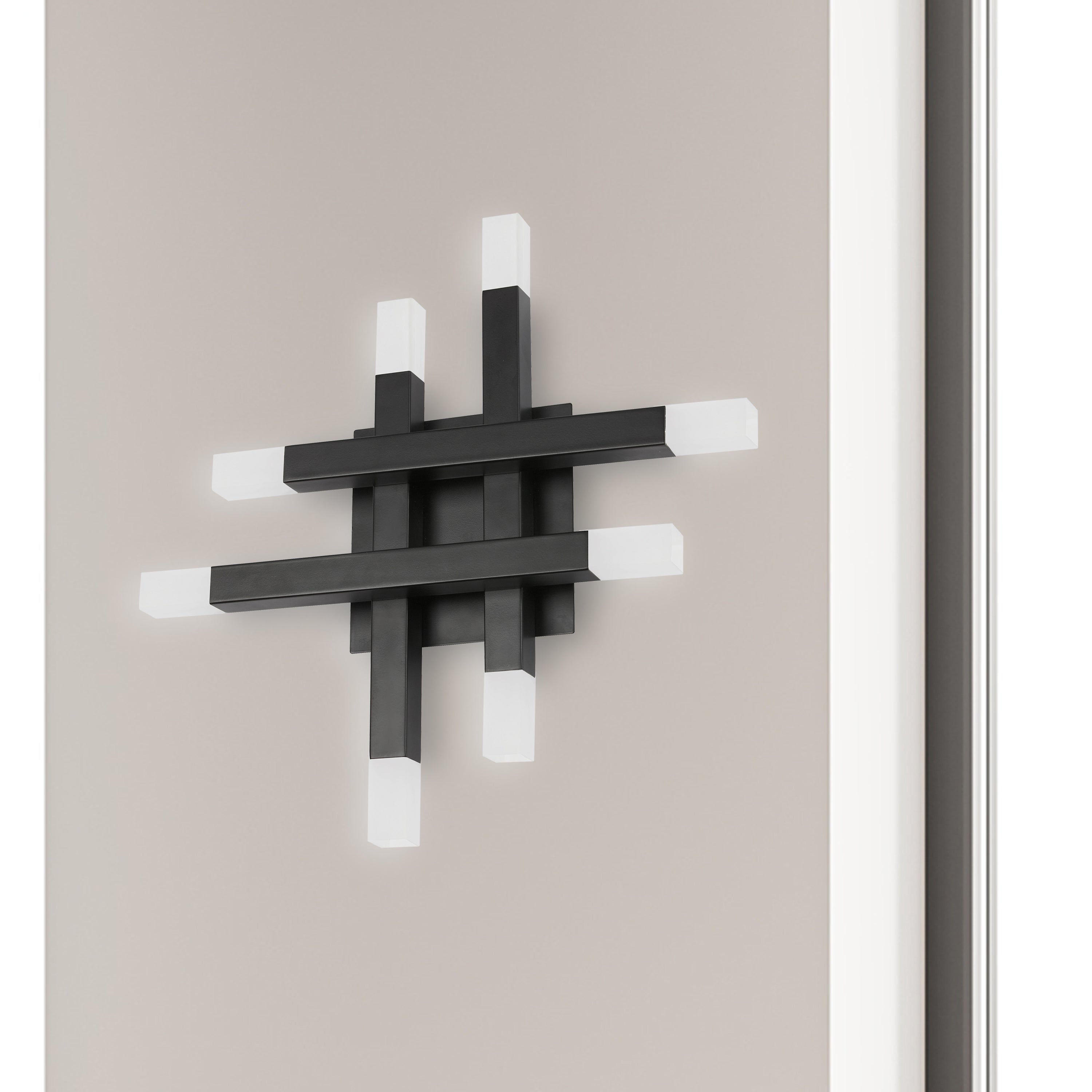 Dainolite Acasia - ACS-1432W-MB-FR - 24W Wall Sconce Matte Black with Frosted Acrylic Diffuser - Matte Black