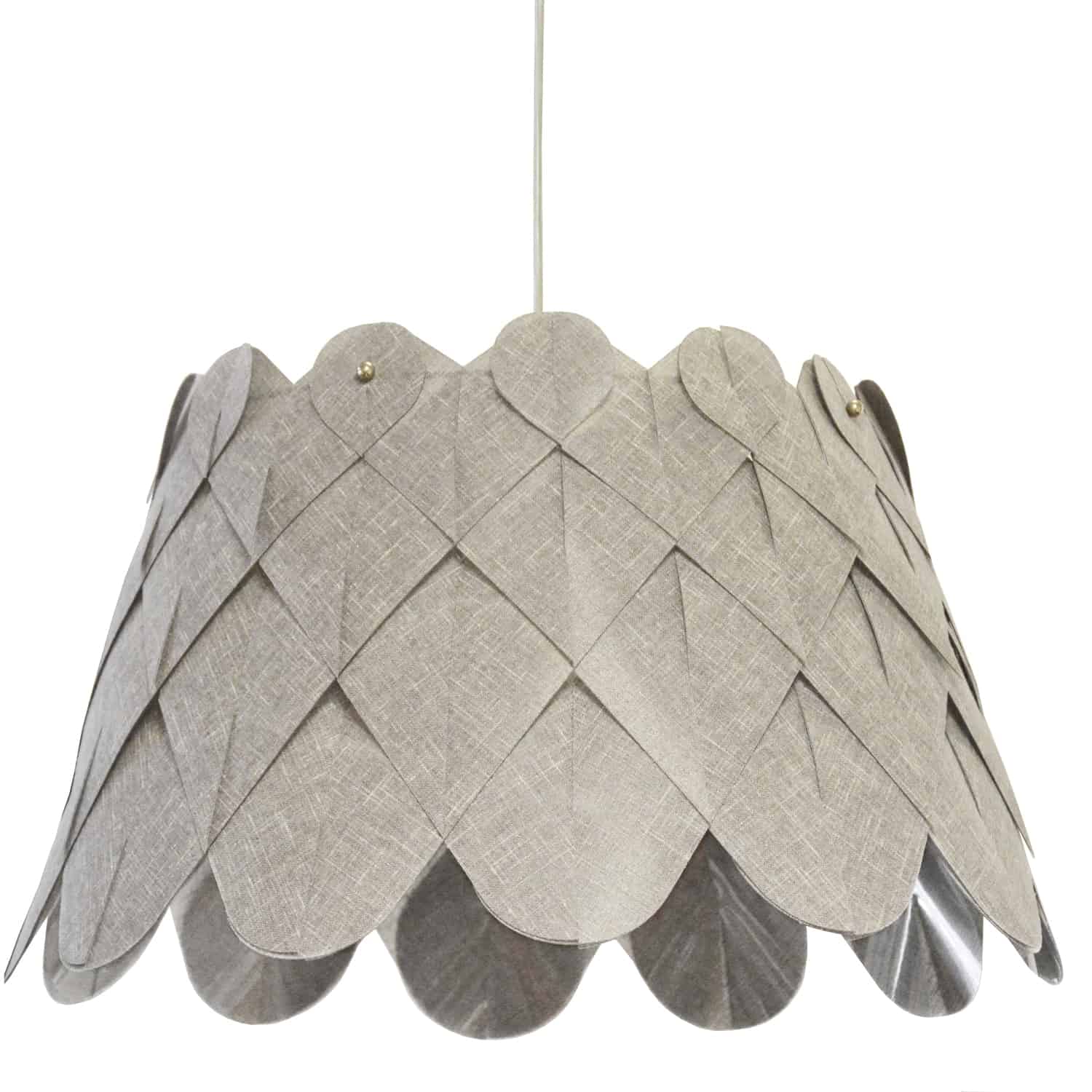 Dainolite Amirah - AMI181-PC-2423 - 1 Light Amirah Pendant Camelot Grey, Polished Chrome - Polished Chrome