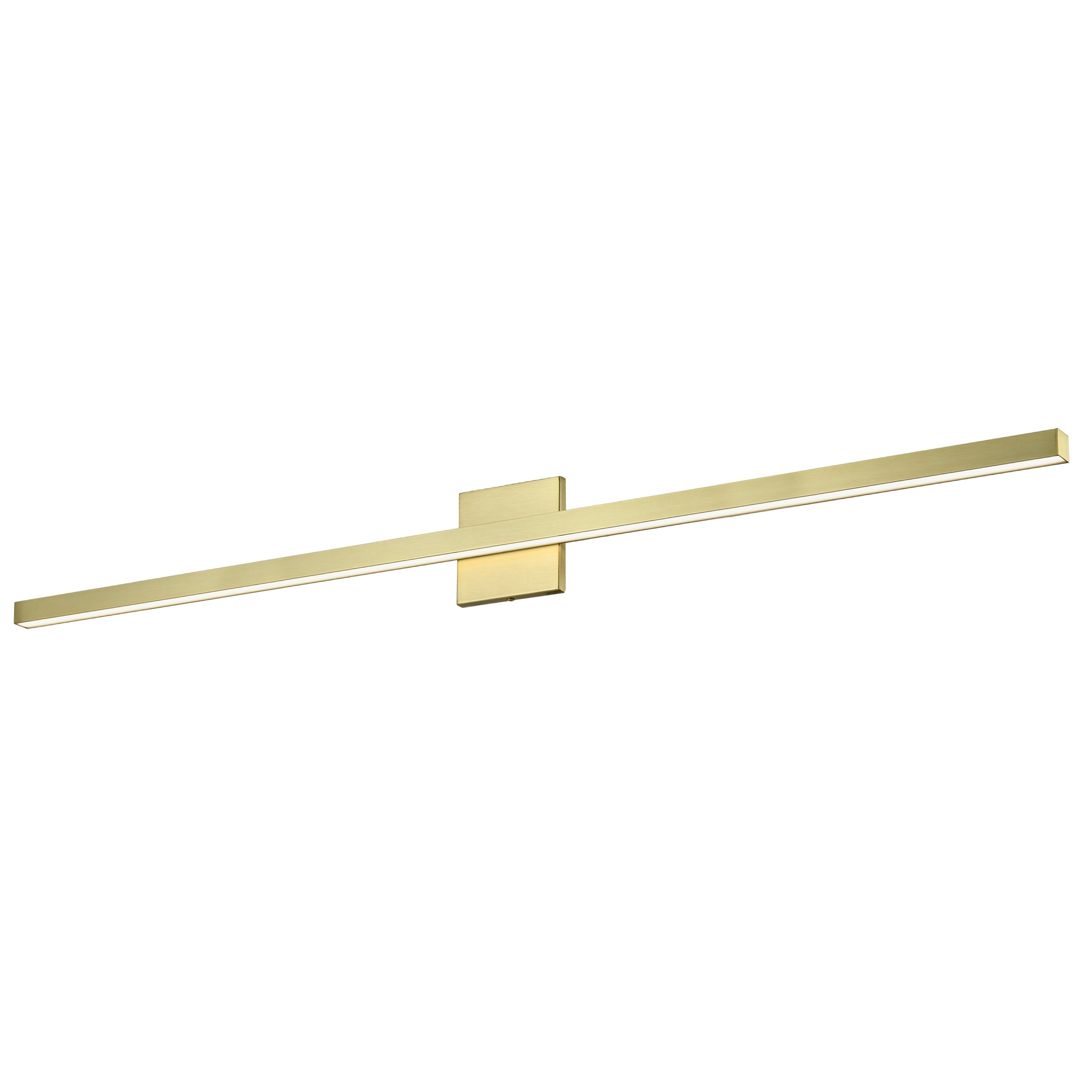 Dainolite Arandel - ARL-4936LEDW-AGB - 36W Vanity Fixture, Aged Brass with Frosted Acrylic Diffuser - Aged Brass