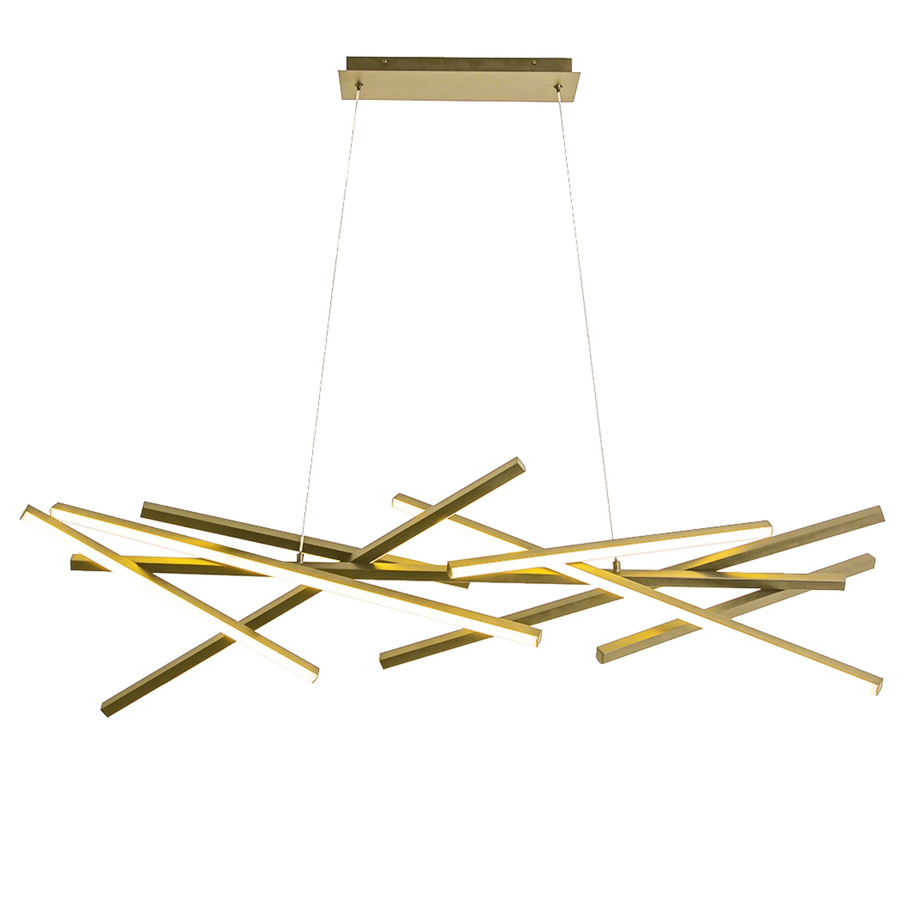 Dainolite Carly - CAY-5562LEDHC-AGB - 70W LED Carly Chandelier Fixture Aged Brass - Aged Brass