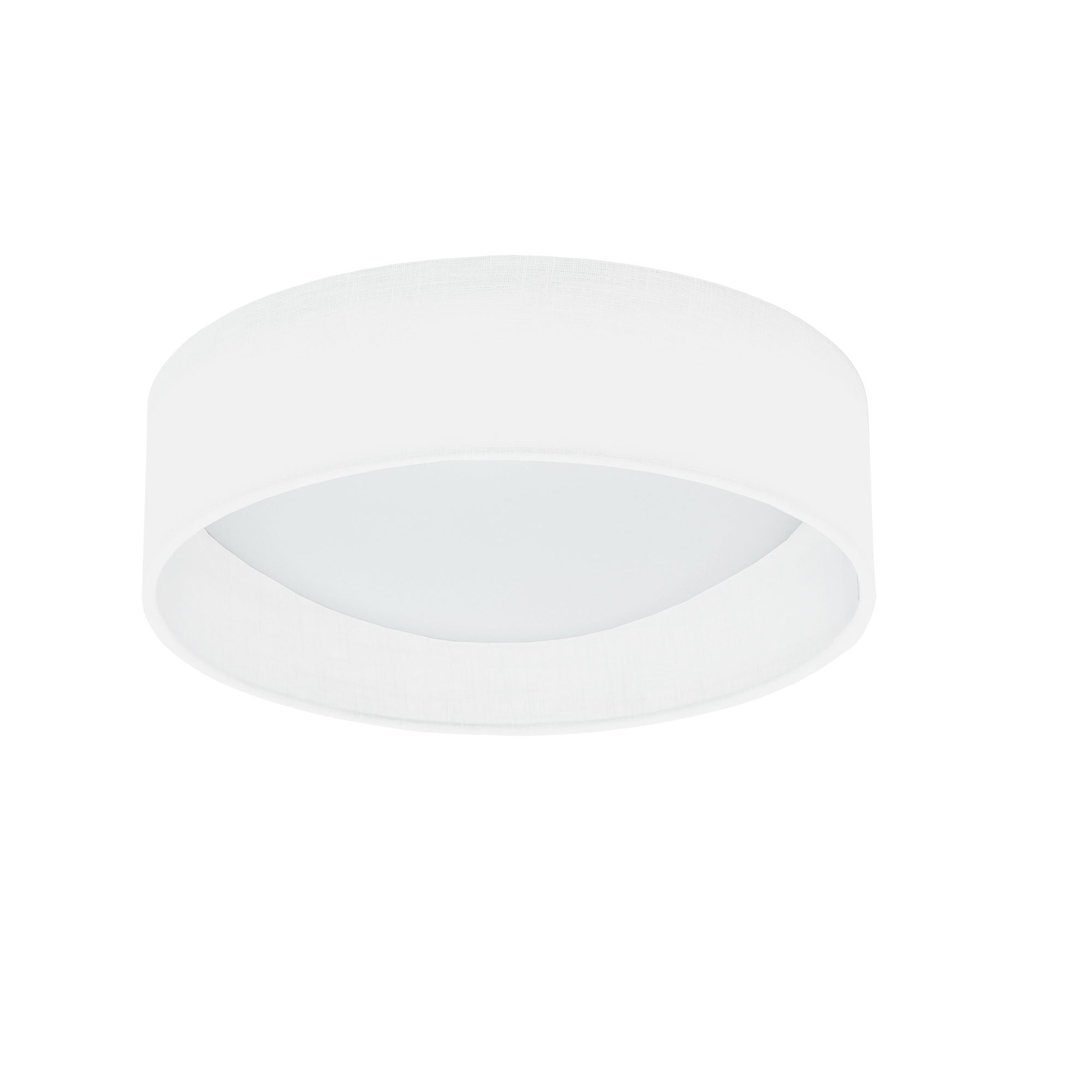 Dainolite Modern - CFLD-1114-198F - LED Flush Mount, Satin Chrome Finish, Eggshell Shade - Eggshell