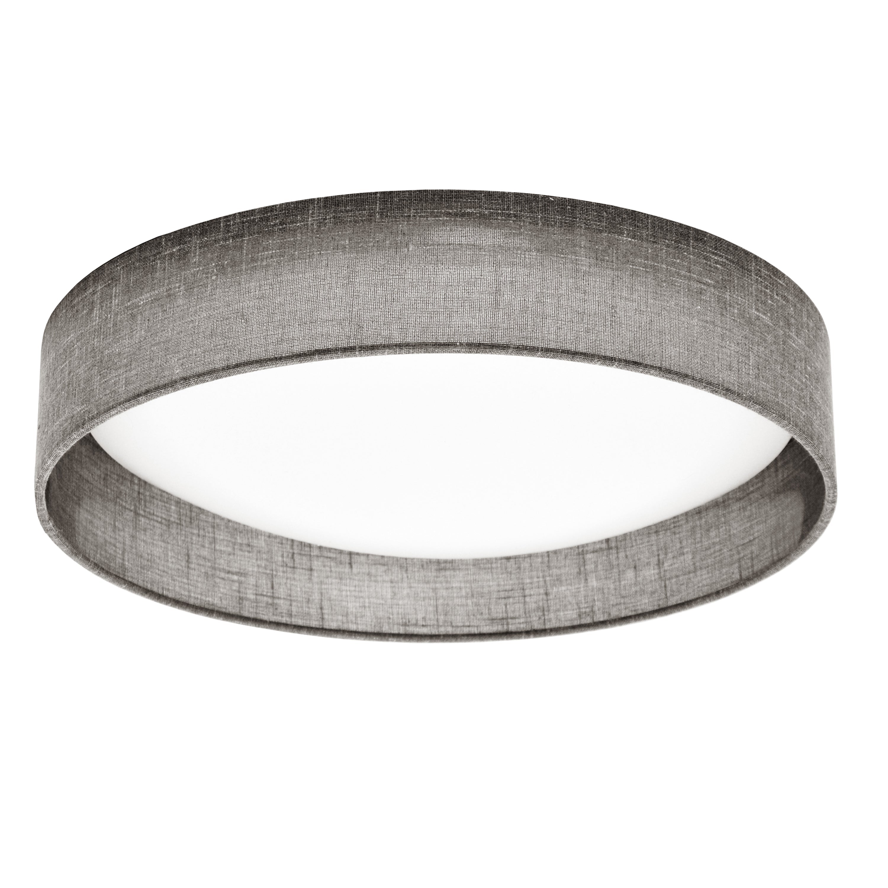 Dainolite Modern - CFLD-1522-2423 - LED Flush Mount, Satin Chrome Finish, Grey Shade - Grey