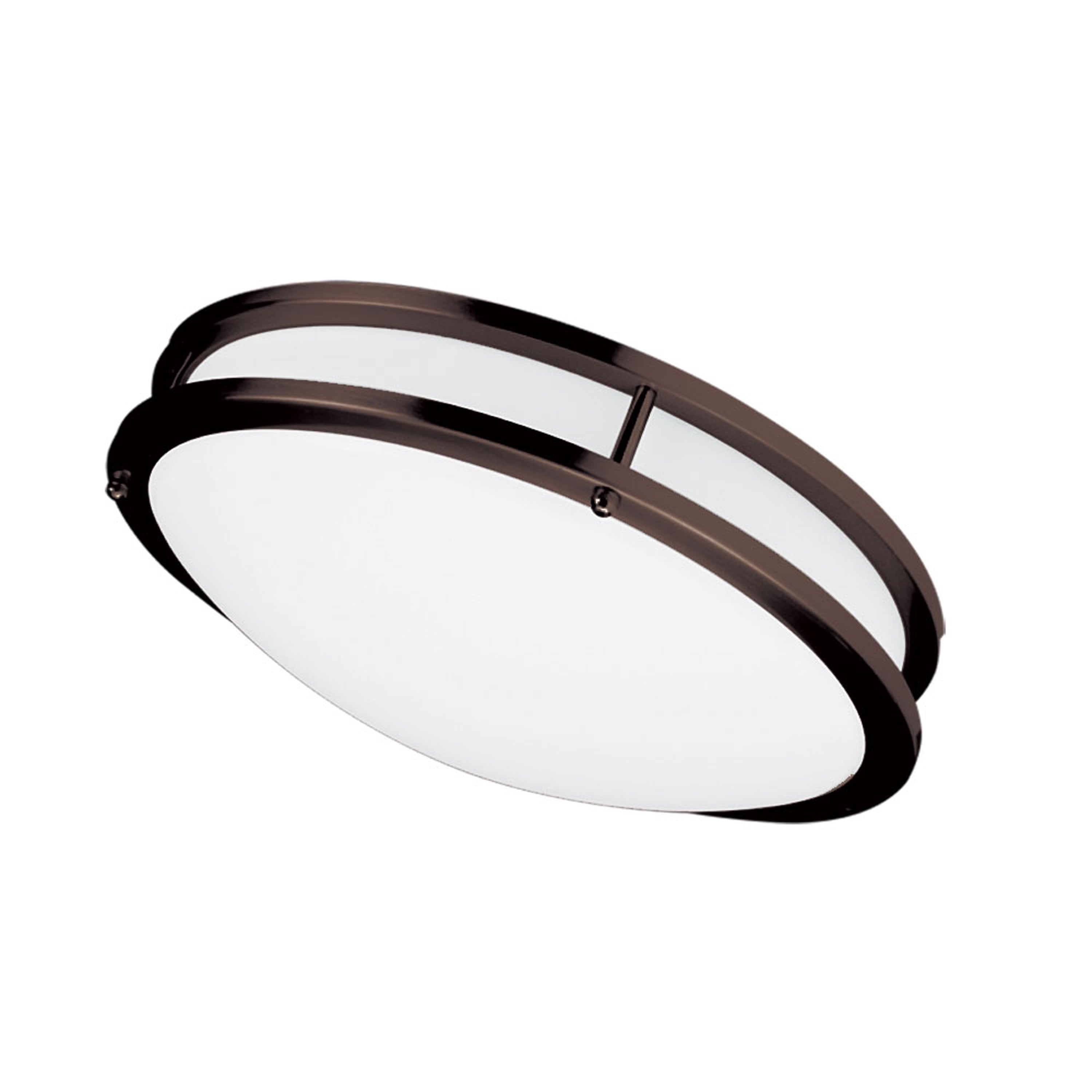 Dainolite LED - CFLED-C1626-BZ - LED Ceiling Flush, 16” dia, Bronze Finish - White