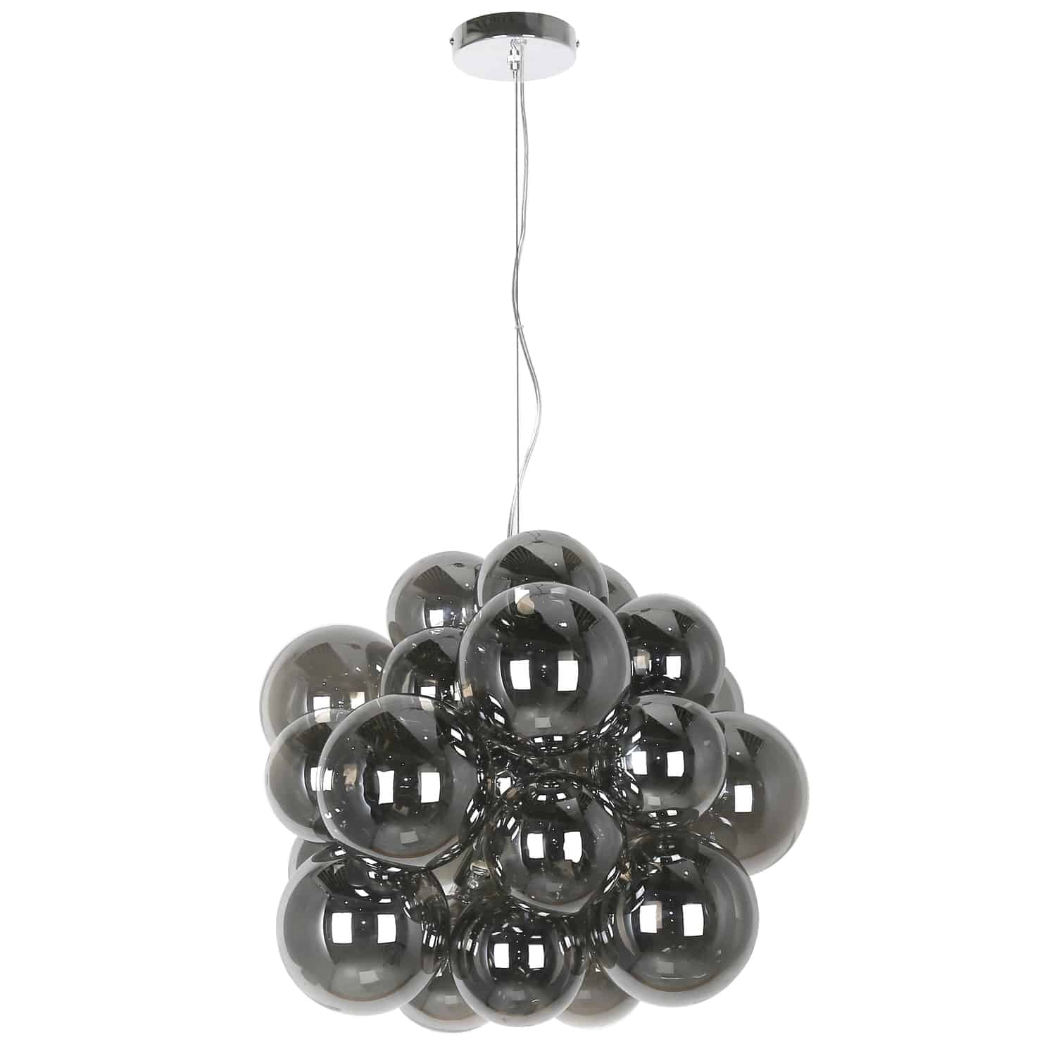 Dainolite Comet - CMT-206P-SM-PC - 6 Light Pendant Polished Chrome Finish with Smoked Glass - Smoke