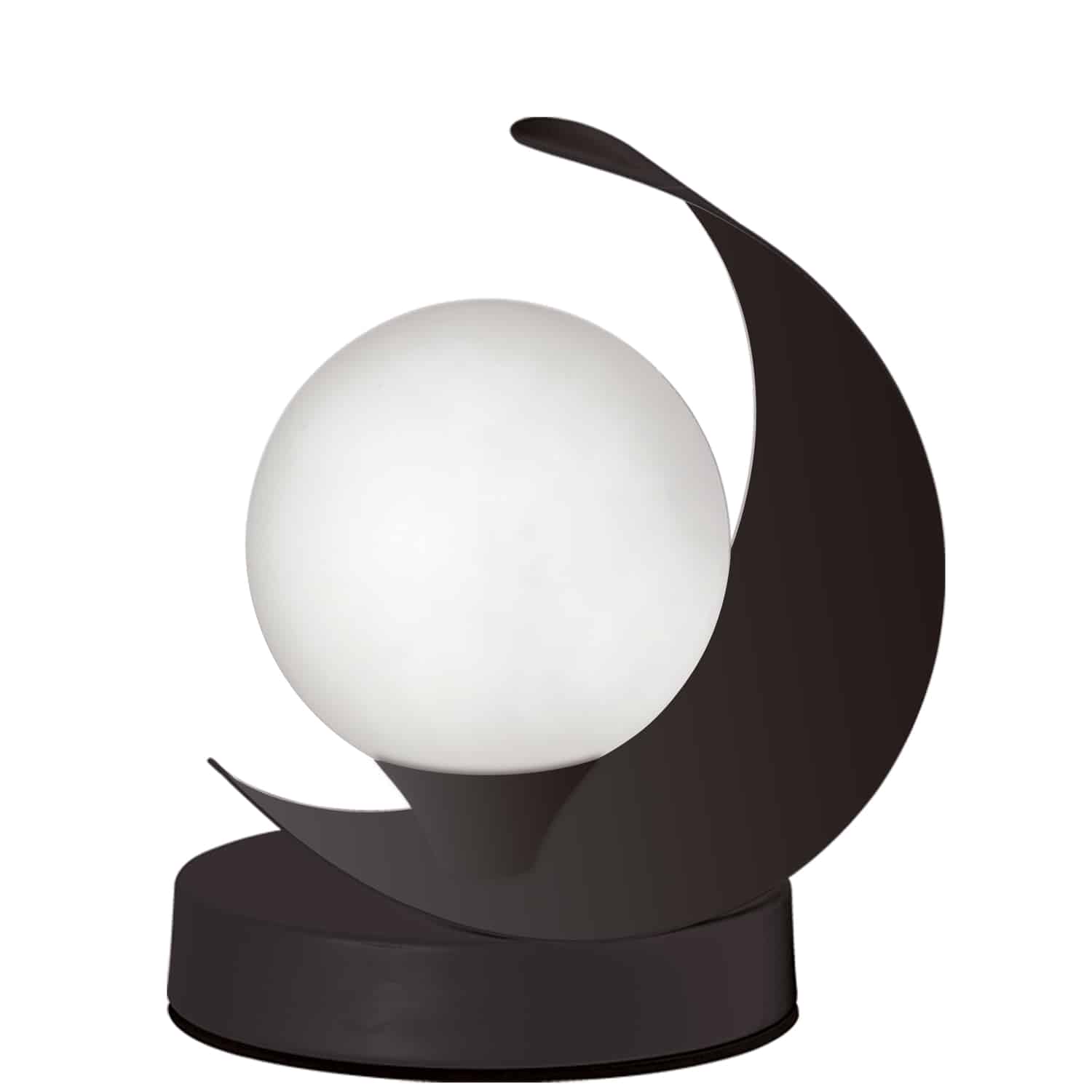 Dainolite Crescent - CRT-61T-MB - 1 Light Table Lamp Matte Black Finish - Black