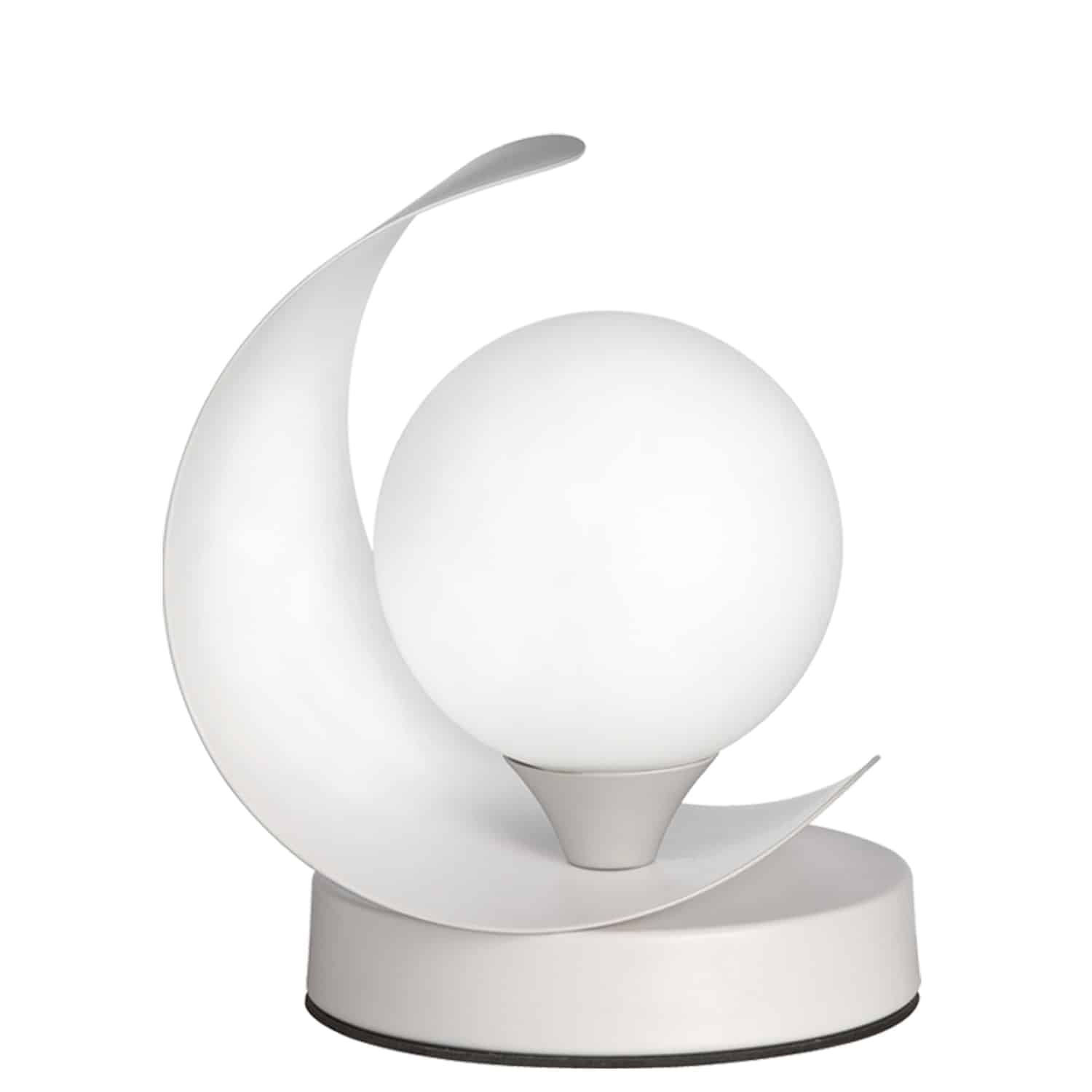 Dainolite Crescent - CRT-61T-MW - 1 Light Table Lamp Matte White Finish - White