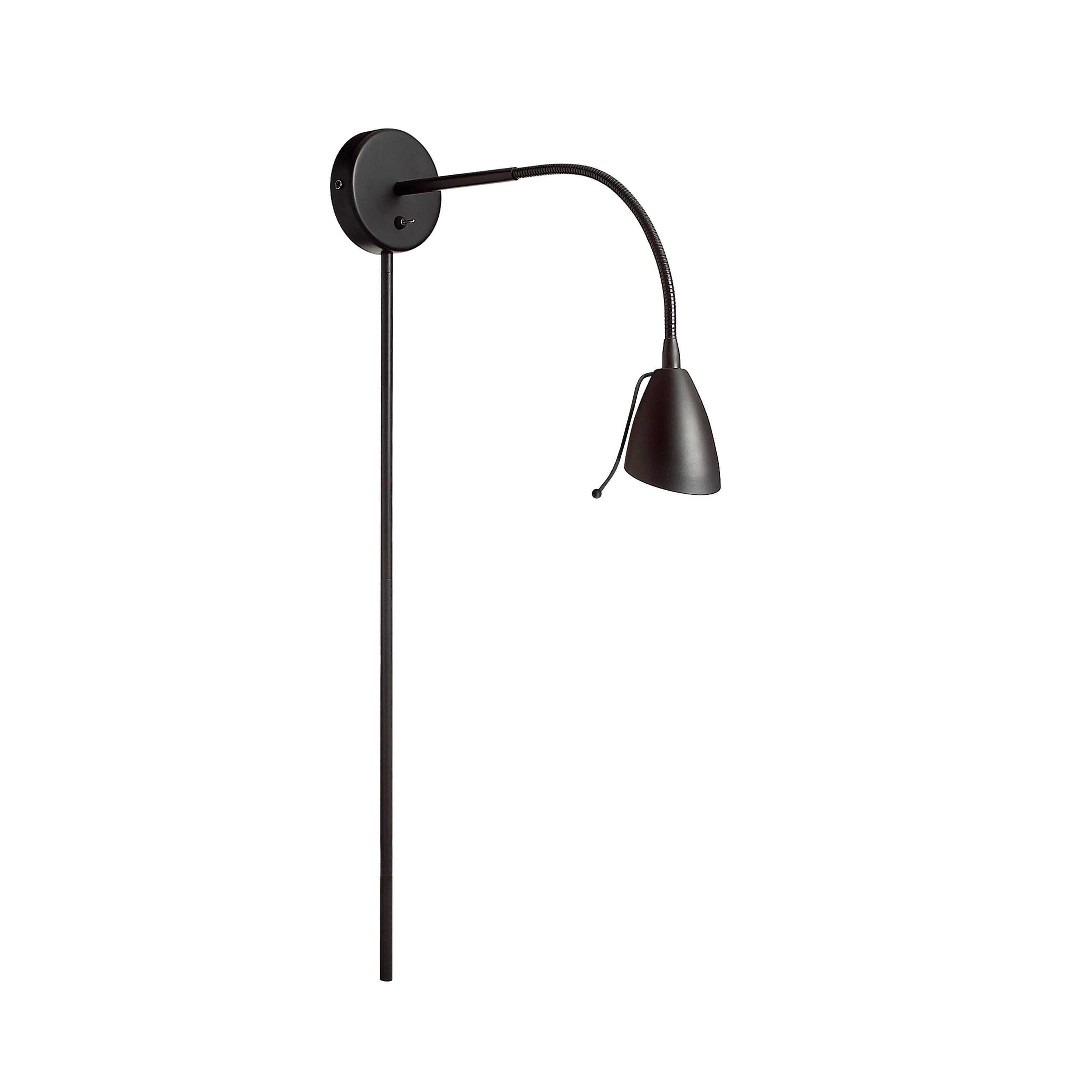 Dainolite Windford - DGUW224-MB - 1 Light Wall Lamp, Matte Black - Black