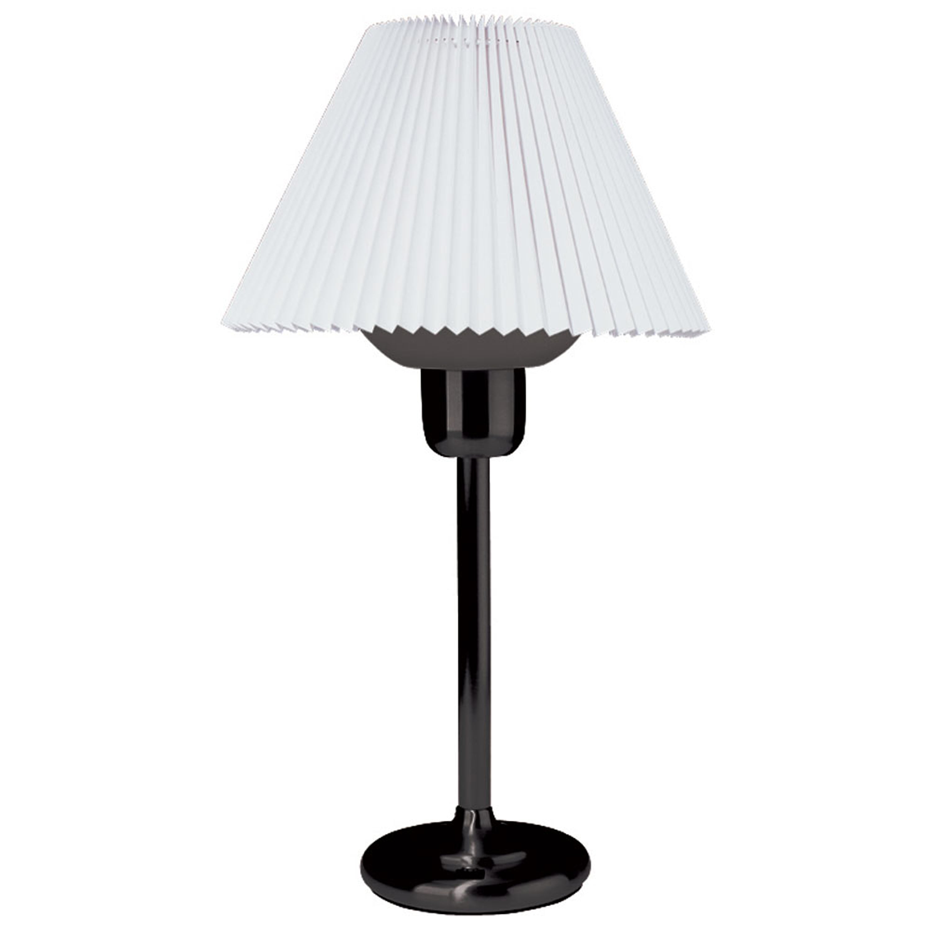 Dainolite Modern - DM980-BK - Black Table Lamp, White Shade, Frosted Glass Diffuser - Black