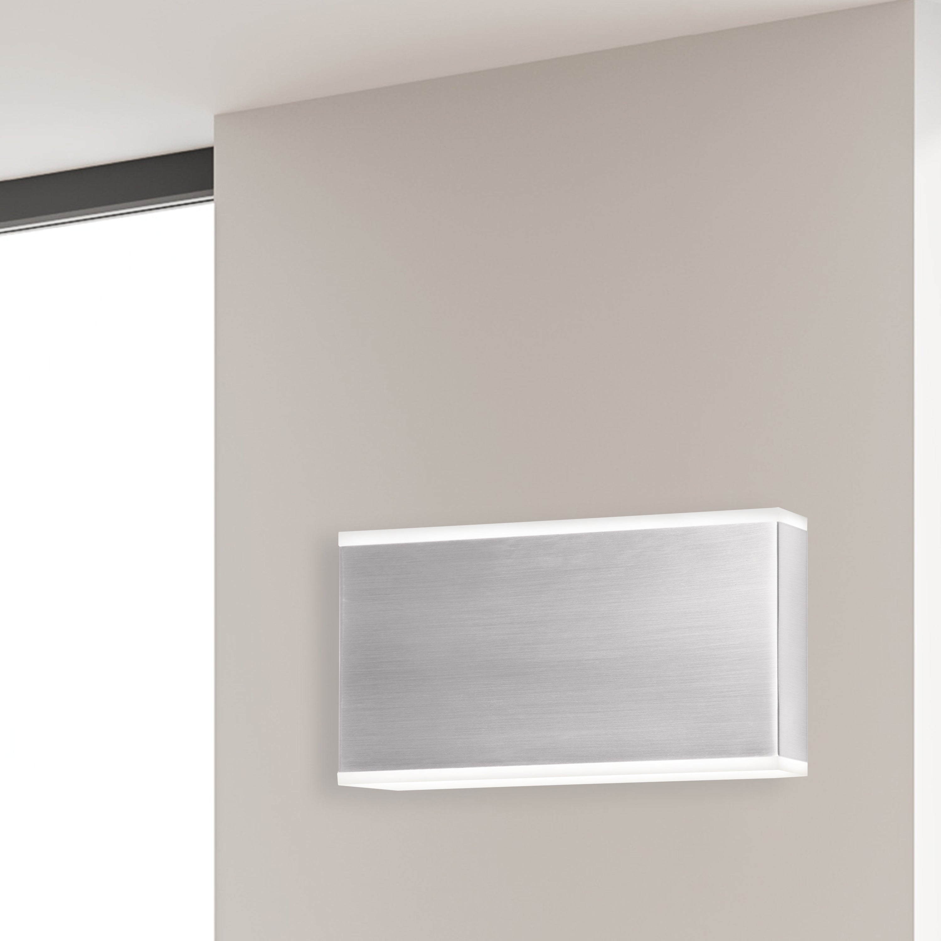 Dainolite Emery - EMY-105-20W-SC - 20W Wall Sconce, Satin Chrome with Frosted Acrylic Diffuser - Satin Chrome