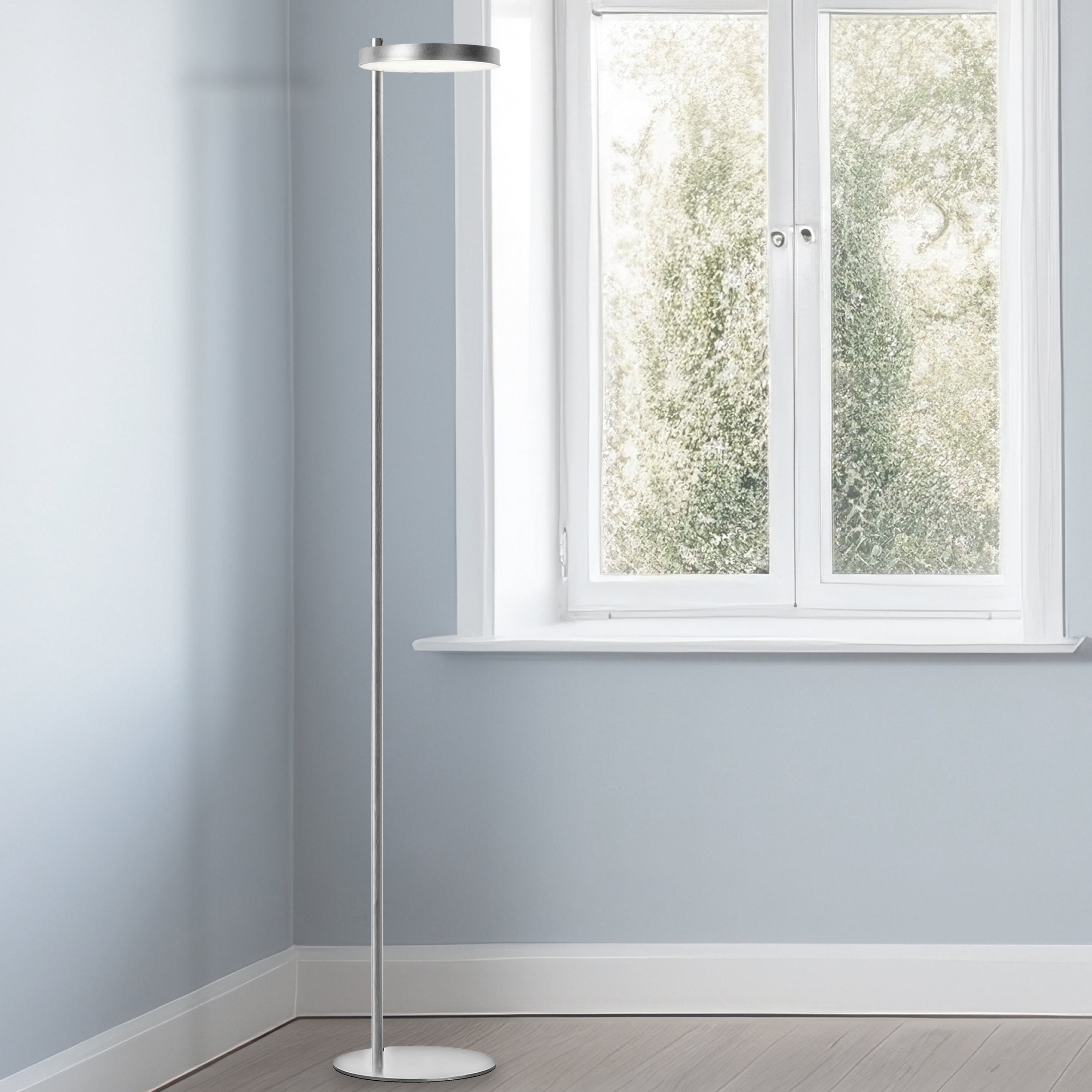 Dainolite Fia - FIA-6030LEDF-SC - 1 Light LED Fia Floor Lamp Satin Chrome - Satin Chrome