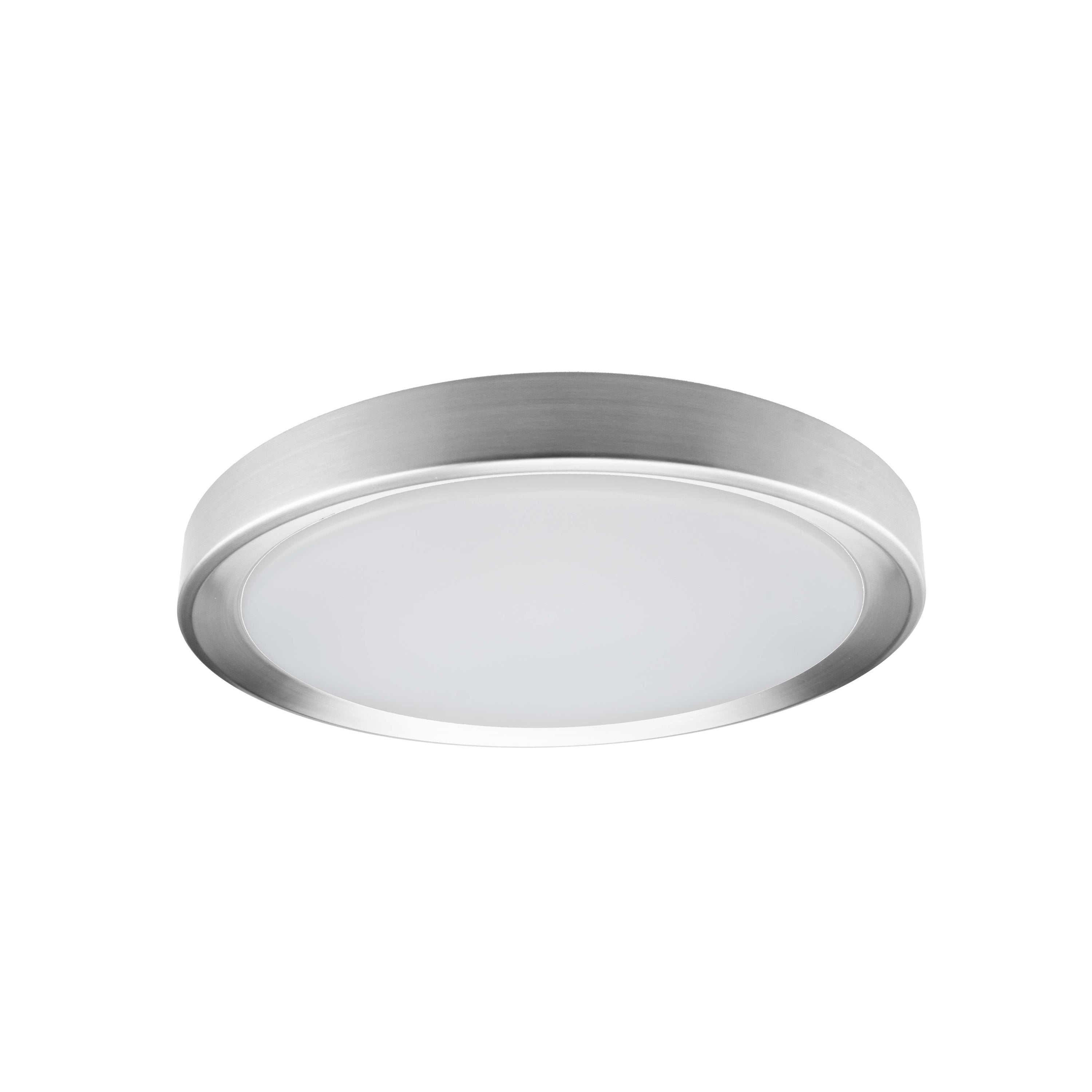 Dainolite Flynn - FYN-1224LEDFH-SC - 24W Flushmount Satin Chrome with White Diffuser - Satin Chrome