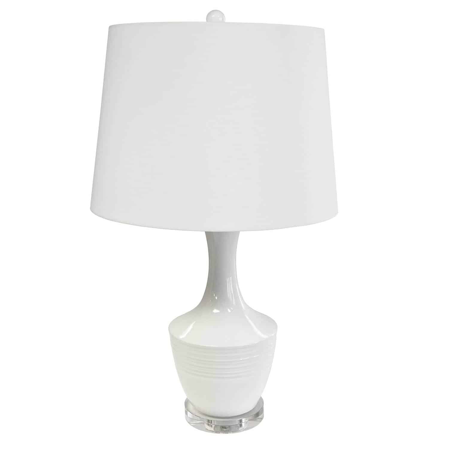 Dainolite Goliath - GOL-271T-WH - 1 Light Ceramic Oversized Table Lamp, White Finish - White