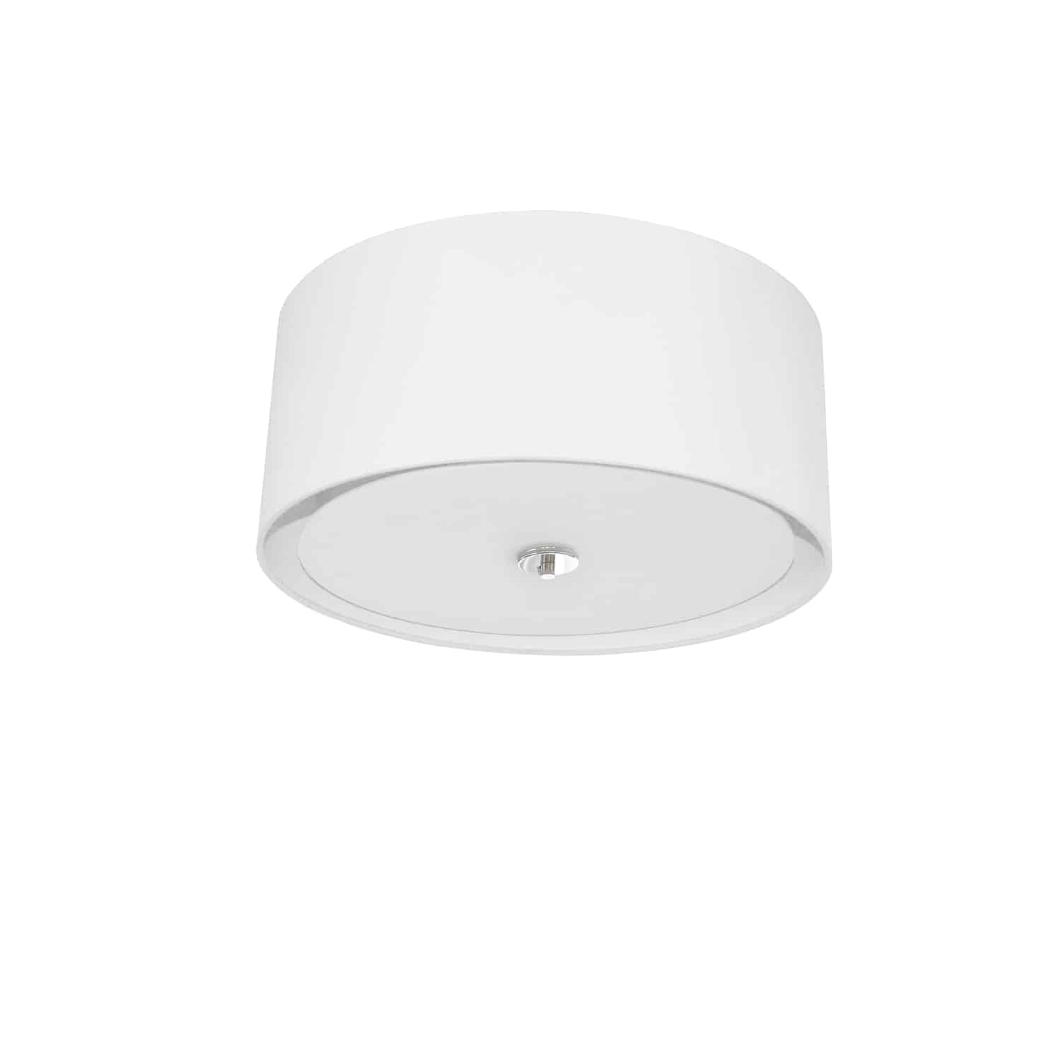 Dainolite Helena - HEL-163FH-PC-WH - 3 Light Helena Flush Mount Polished Chrome White with White Diffuser - White