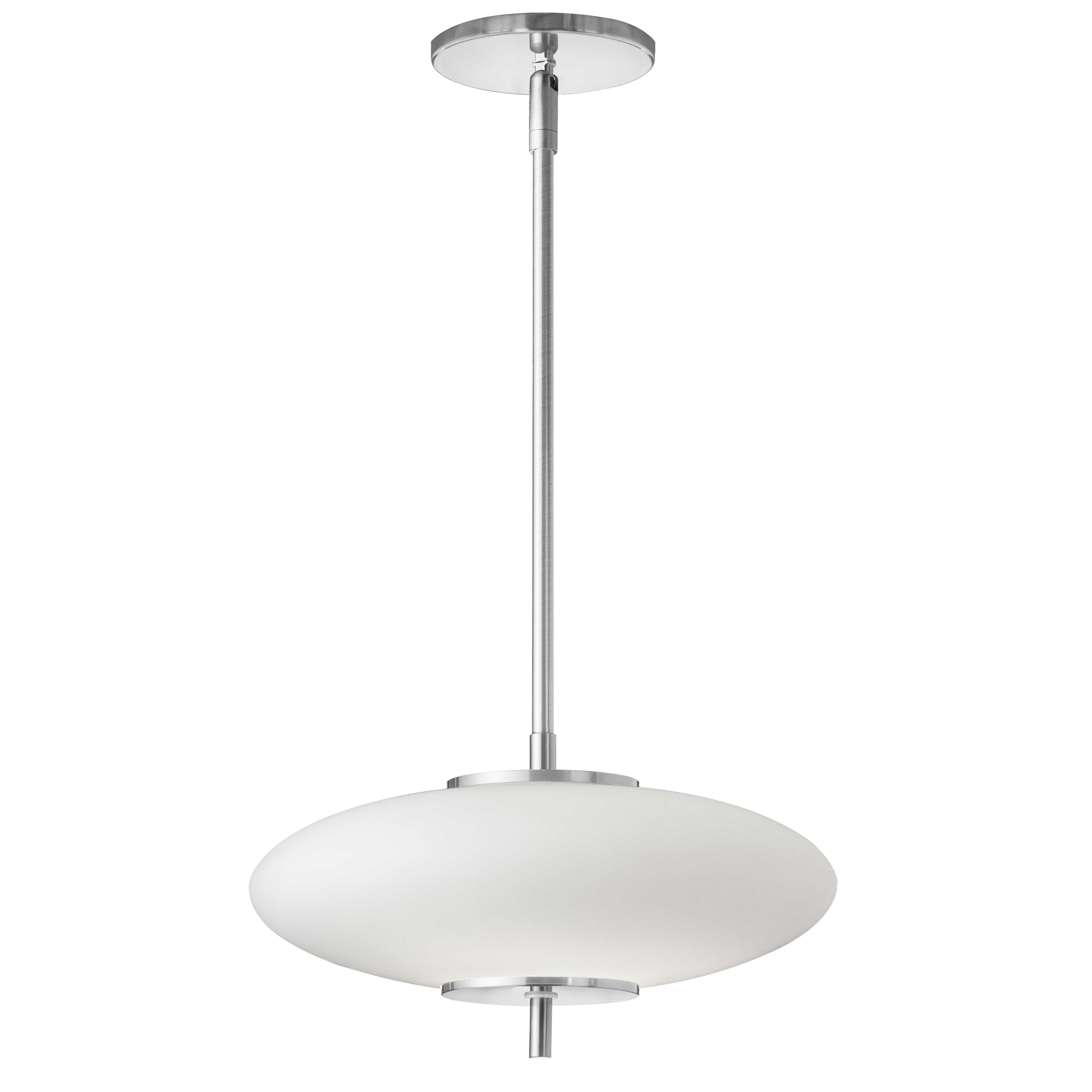 Dainolite Maddie - MAD-121LEDP-PC - 16W Pendant Polished Chrome with Opal Glass - Polished Chrome