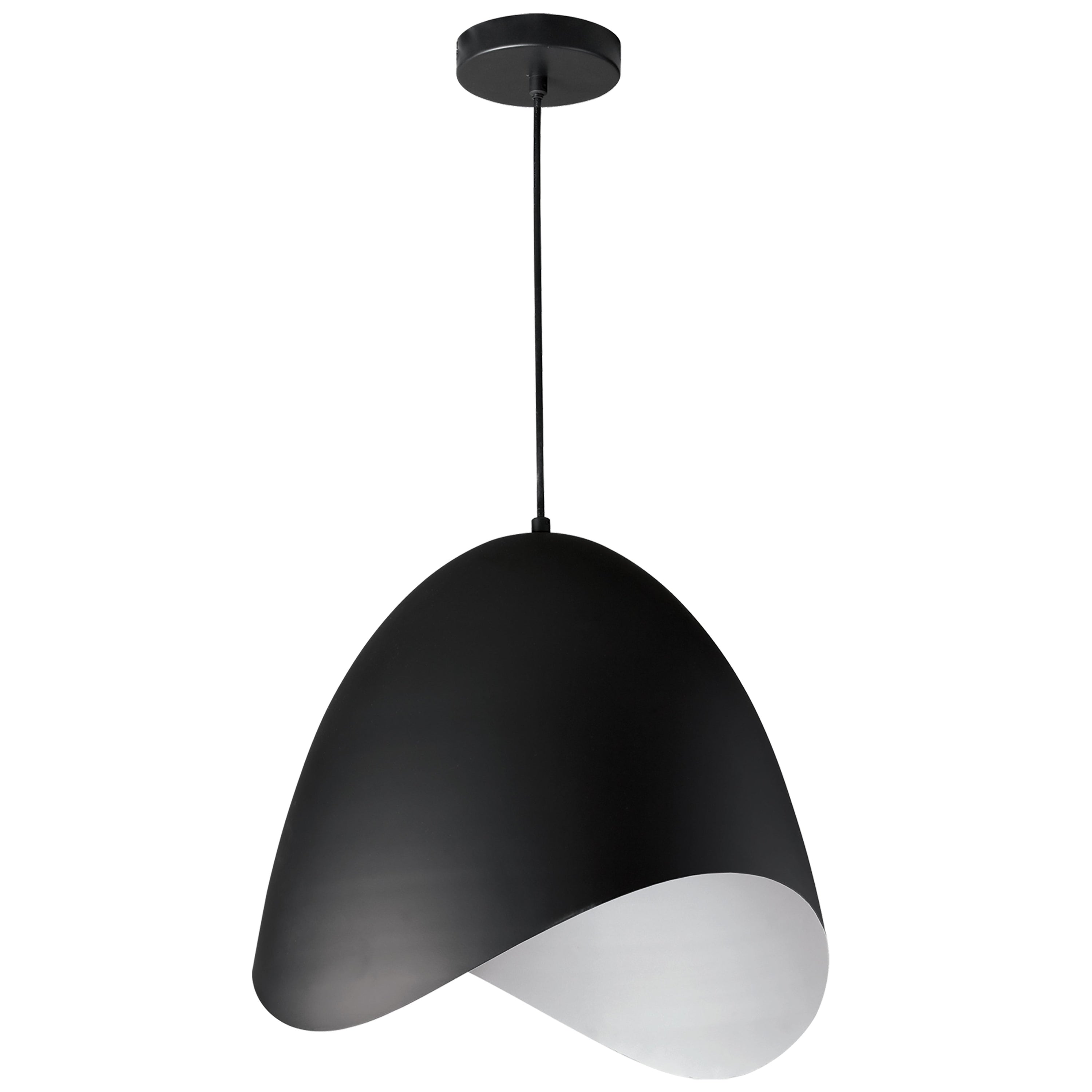 Dainolite Myra - MYR-241P-BK - 1 Light Pendant, Black Finish - Black