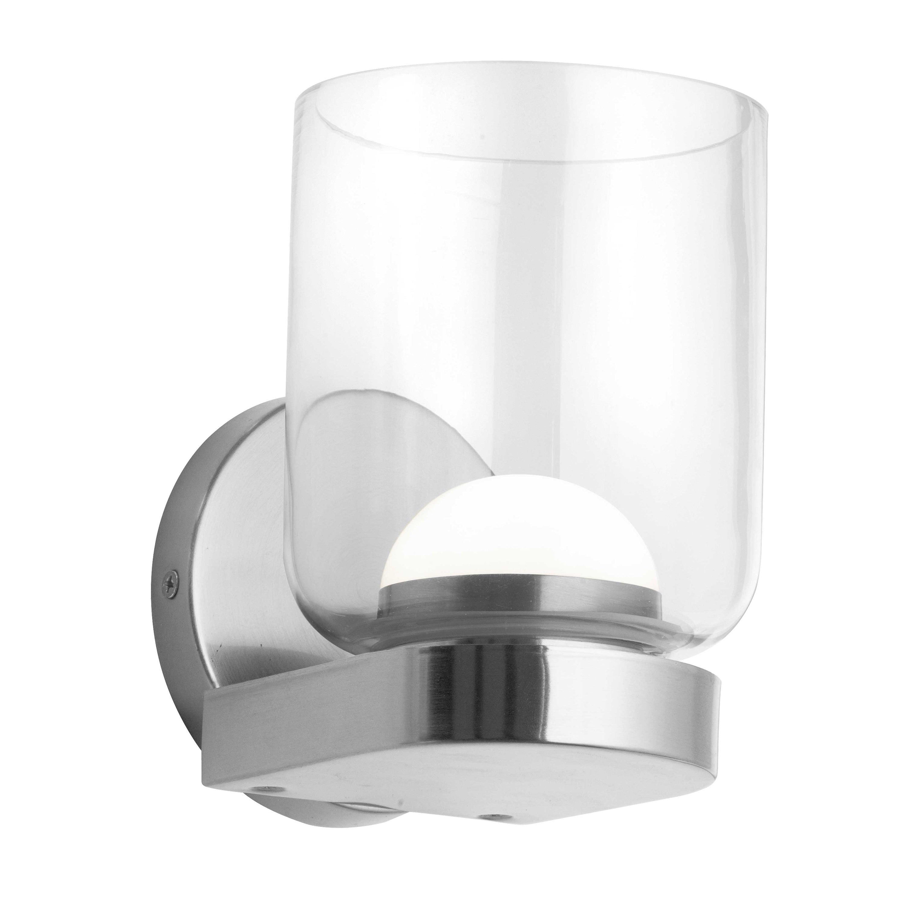 Dainolite Nadine - NAD-510LEDW-PC - 10W LED Nadine Wall Sconce Polished Chrome w/ Clear Glass - Clear