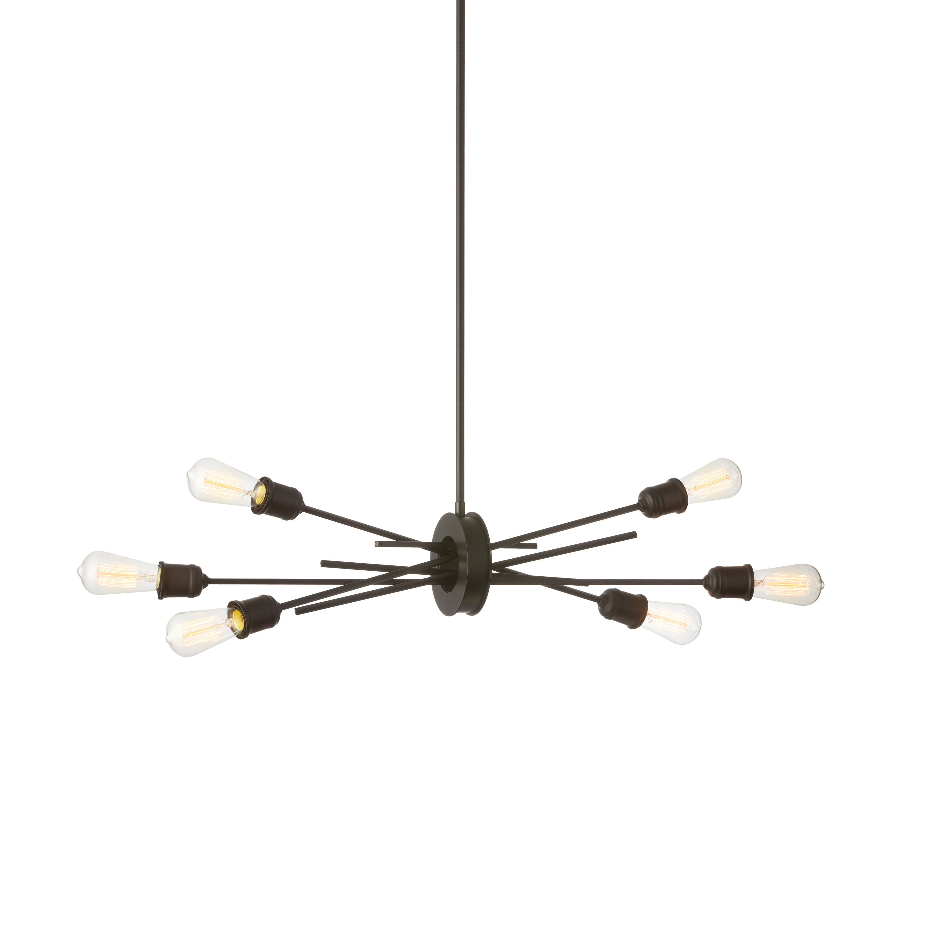 Dainolite Nebraska - NEB-326HP-ES - 6 Light Horizontal Pendant, Espresso Finish - Black