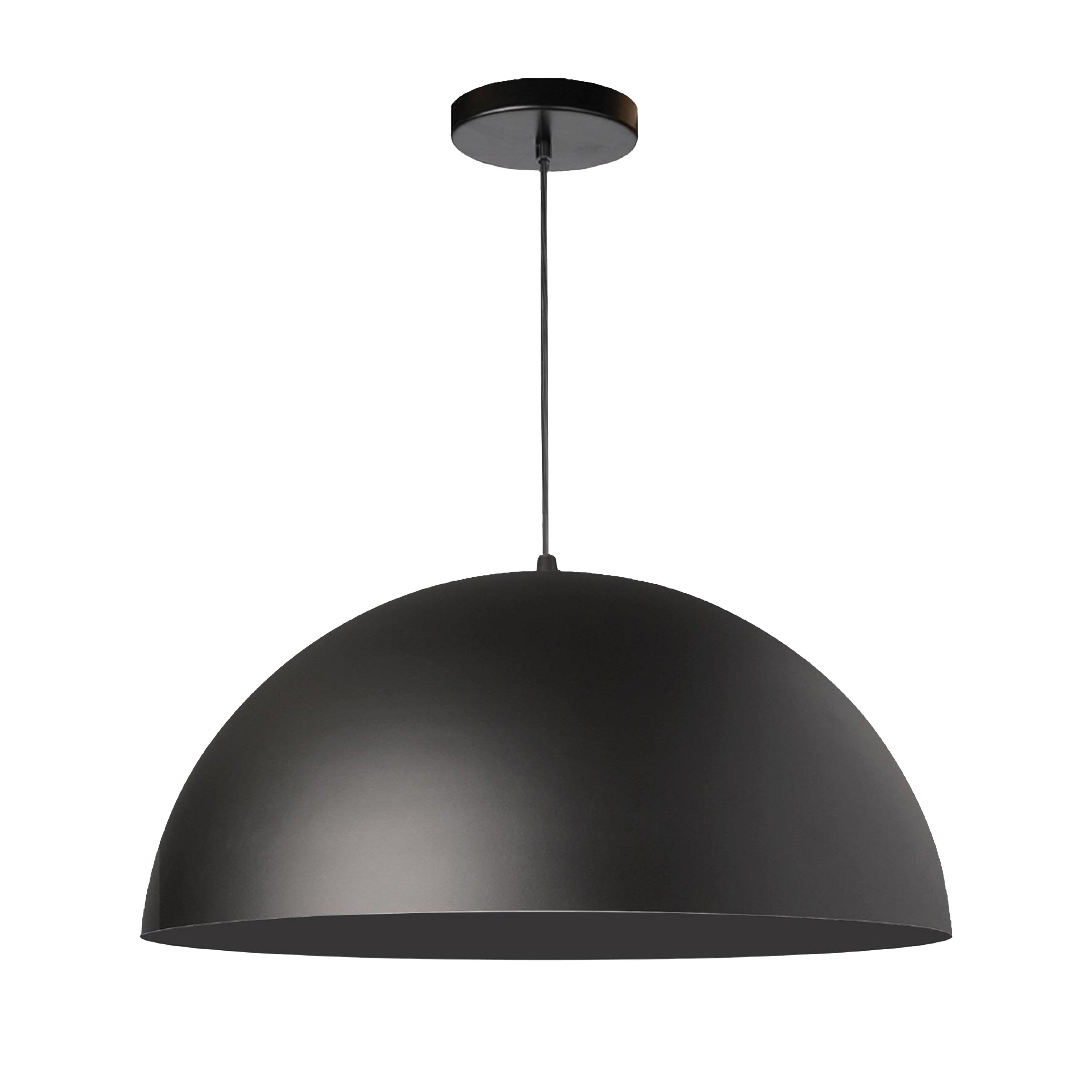 Dainolite Ofelia - OFE-161P-MB-MB - 1 Light Pendant, Matte Black - Black