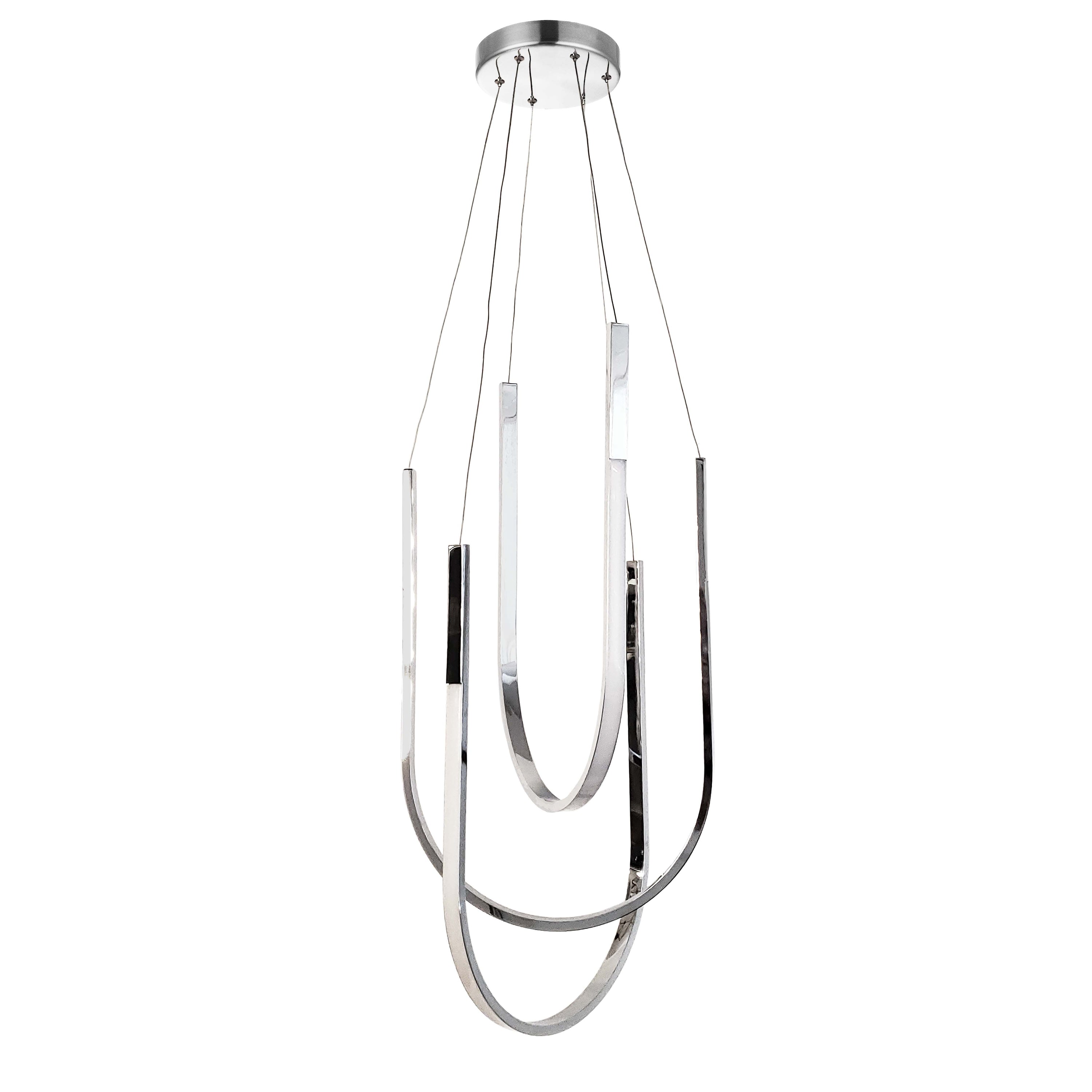 Dainolite PCR-1654LEDP-PC 54W Pendant Polished Chrome with White Silicone Diffuser