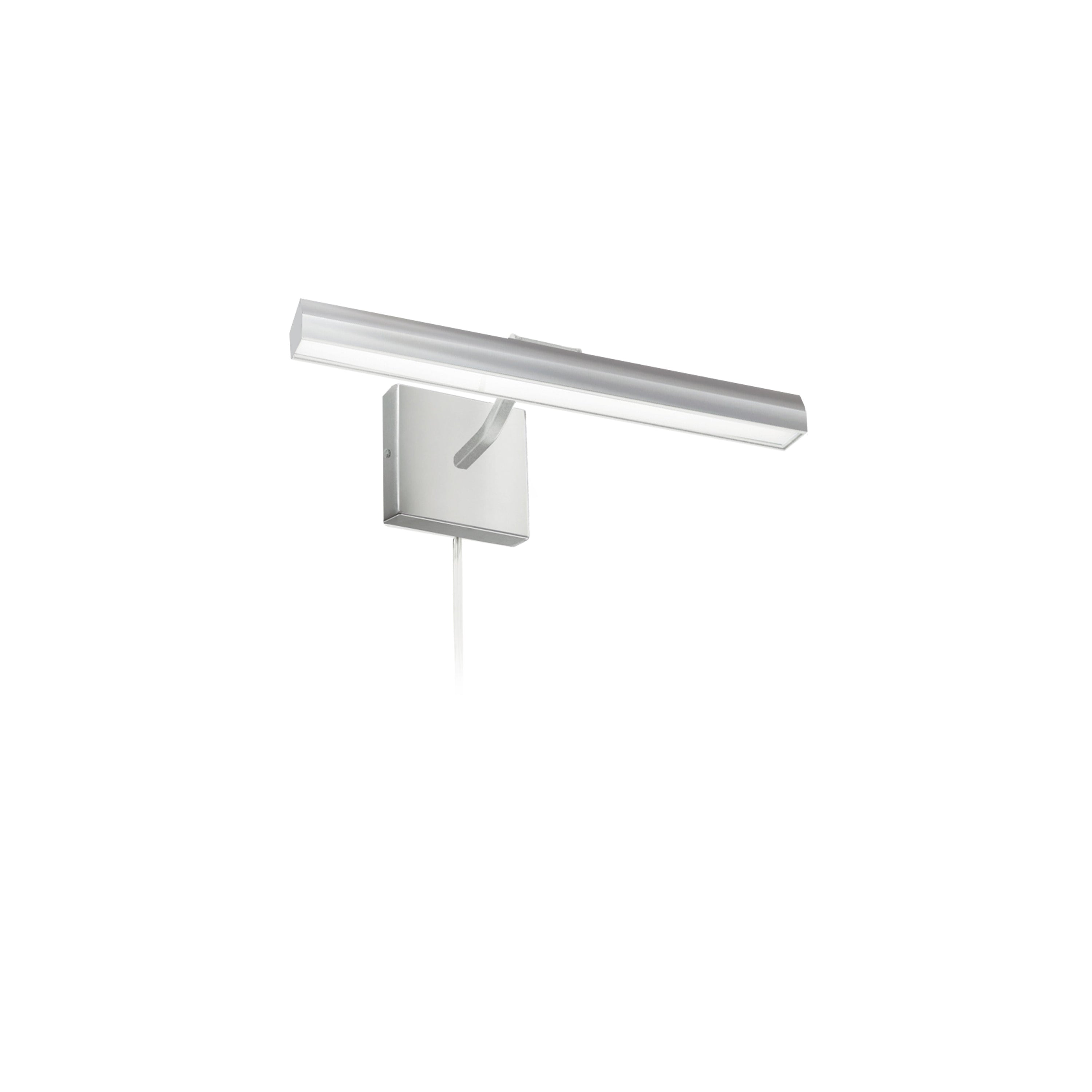 Dainolite Leonardo - PIC222-16LED-SC - 20W 16" Picture Light, Satin Chrome with Frosted Glass Diffuser - Satin Chrome