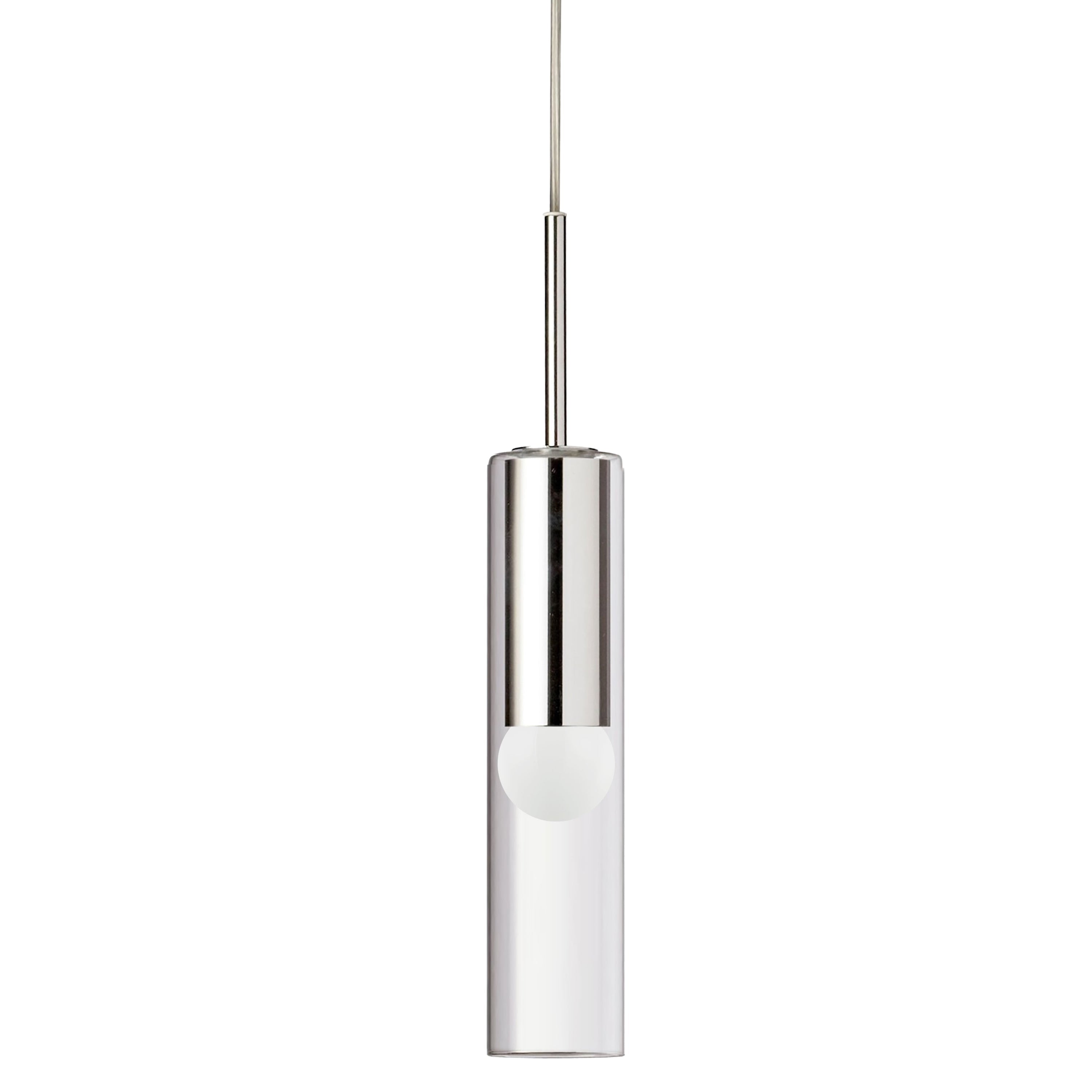 Dainolite Palmer - PMR-171P-PC - 1 Light Pendant, Polished Chrome with Clear Glass - Polished Chrome