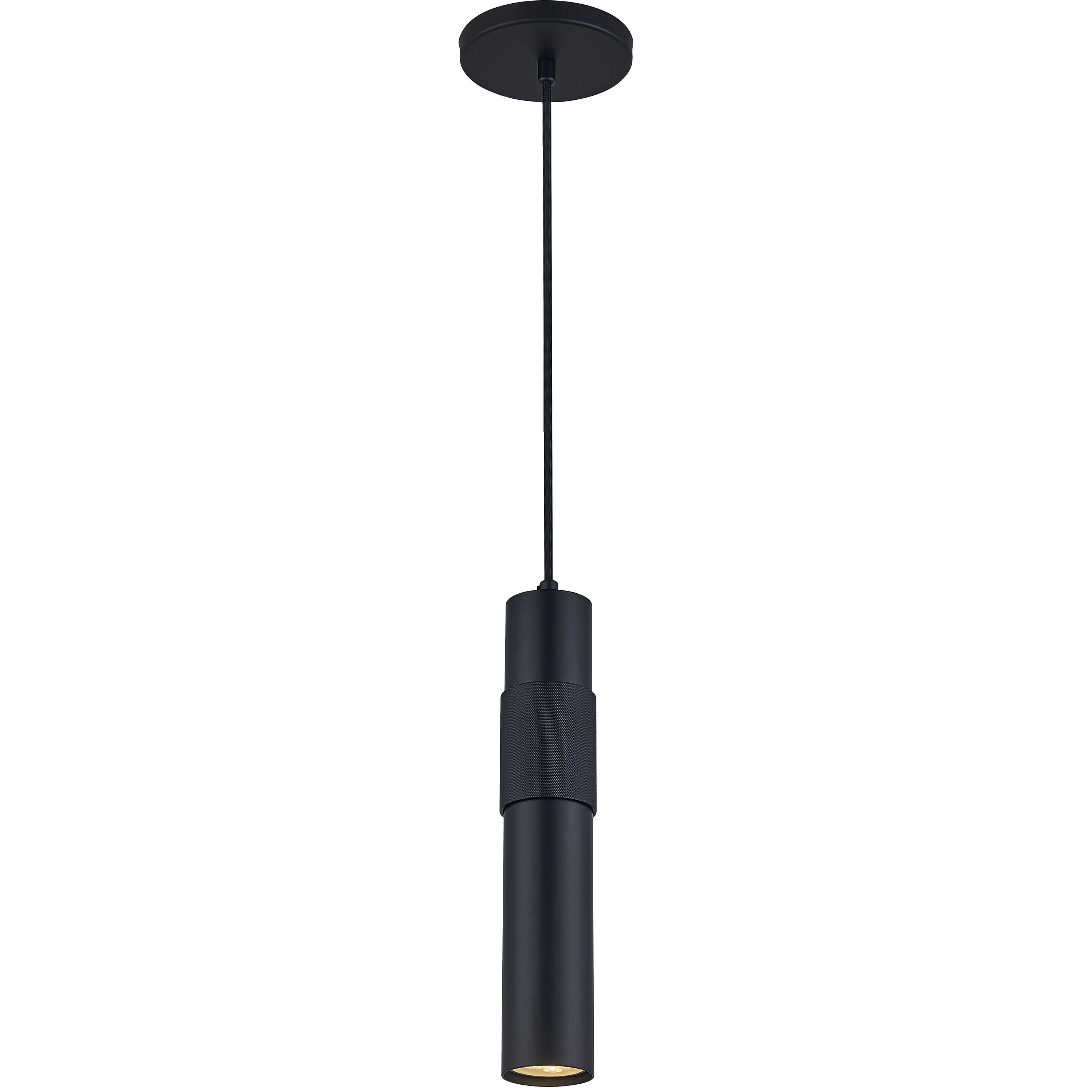 Dainolite Passwell - PSW-121P-MB - 1 Light Pendant Matte Black - Matte Black