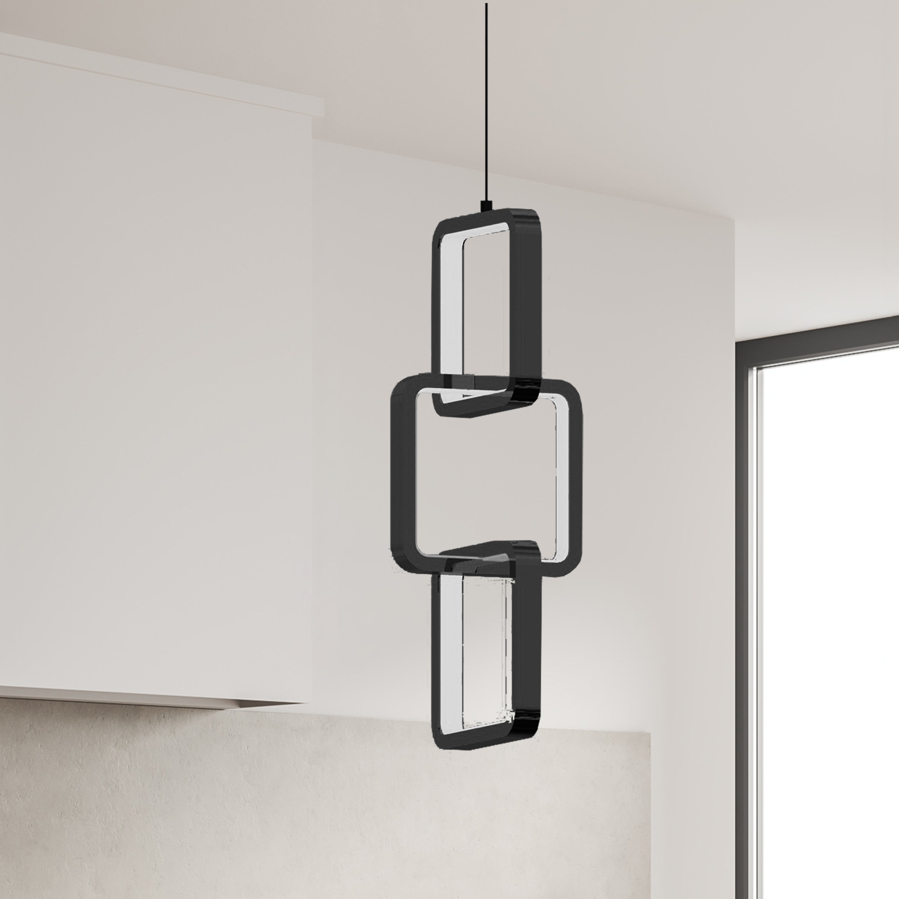 Dainolite Patsy - PTY-1522LEDP-MB - 20W Pendant, Matte Black w/ White Silicone Diffuser - Matte Black