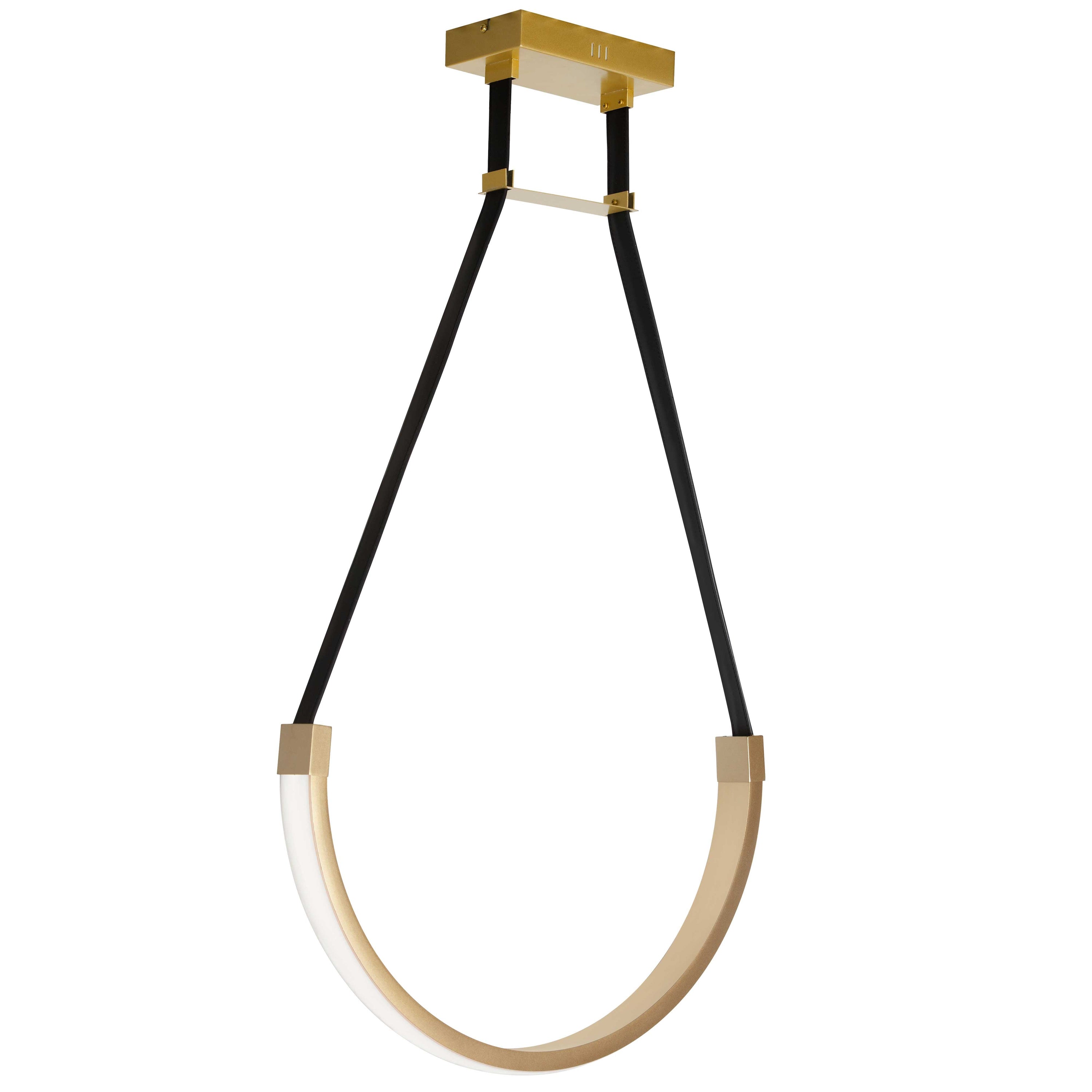 Dainolite Regan - REG-241LEDP-AGB - 30W Pendant Aged Brass with White Silicone Diffuser - Aged Brass