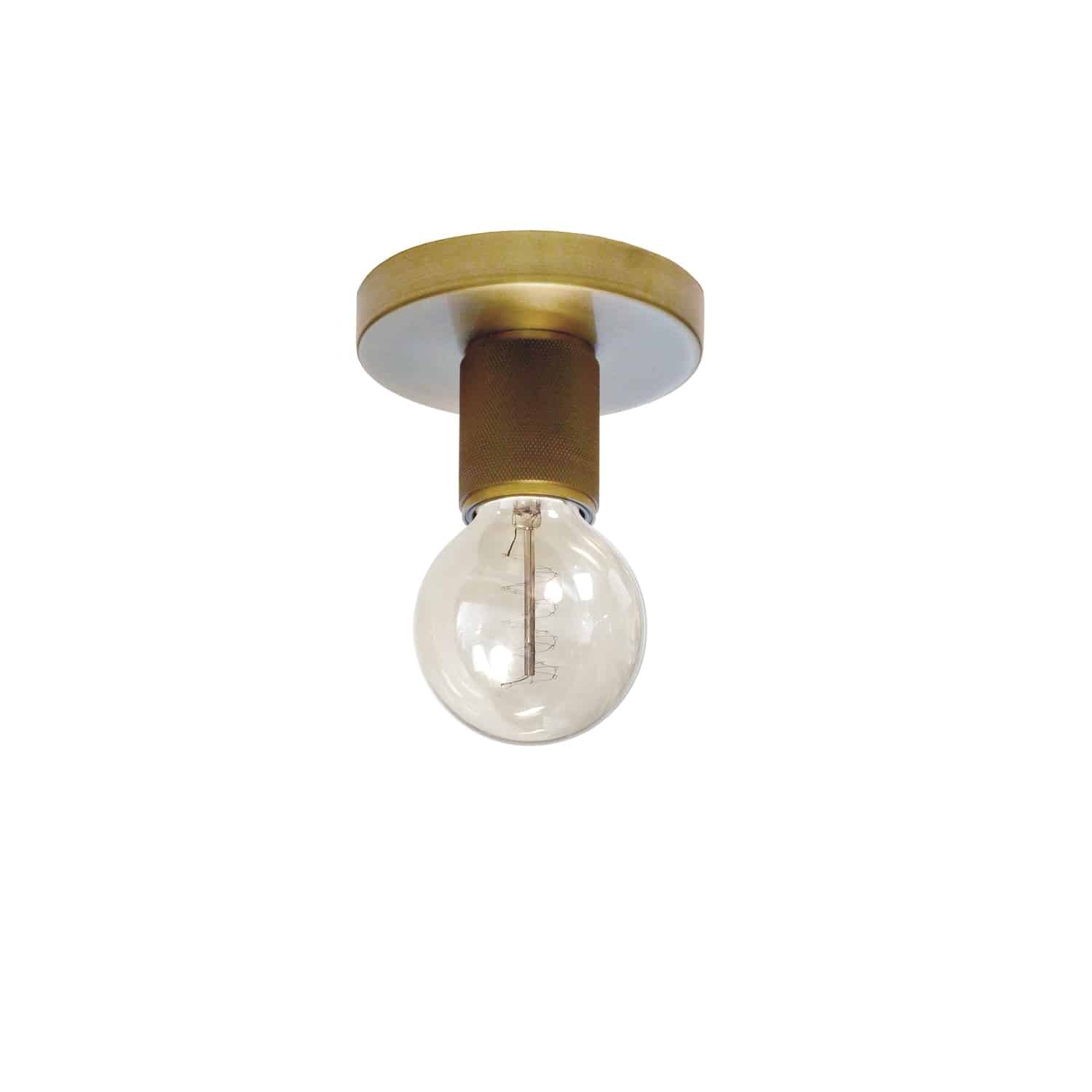 Dainolite Roswell - RSW-41FH-AGB - 1 Light Flush Mount, Aged Brass - Aged Brass