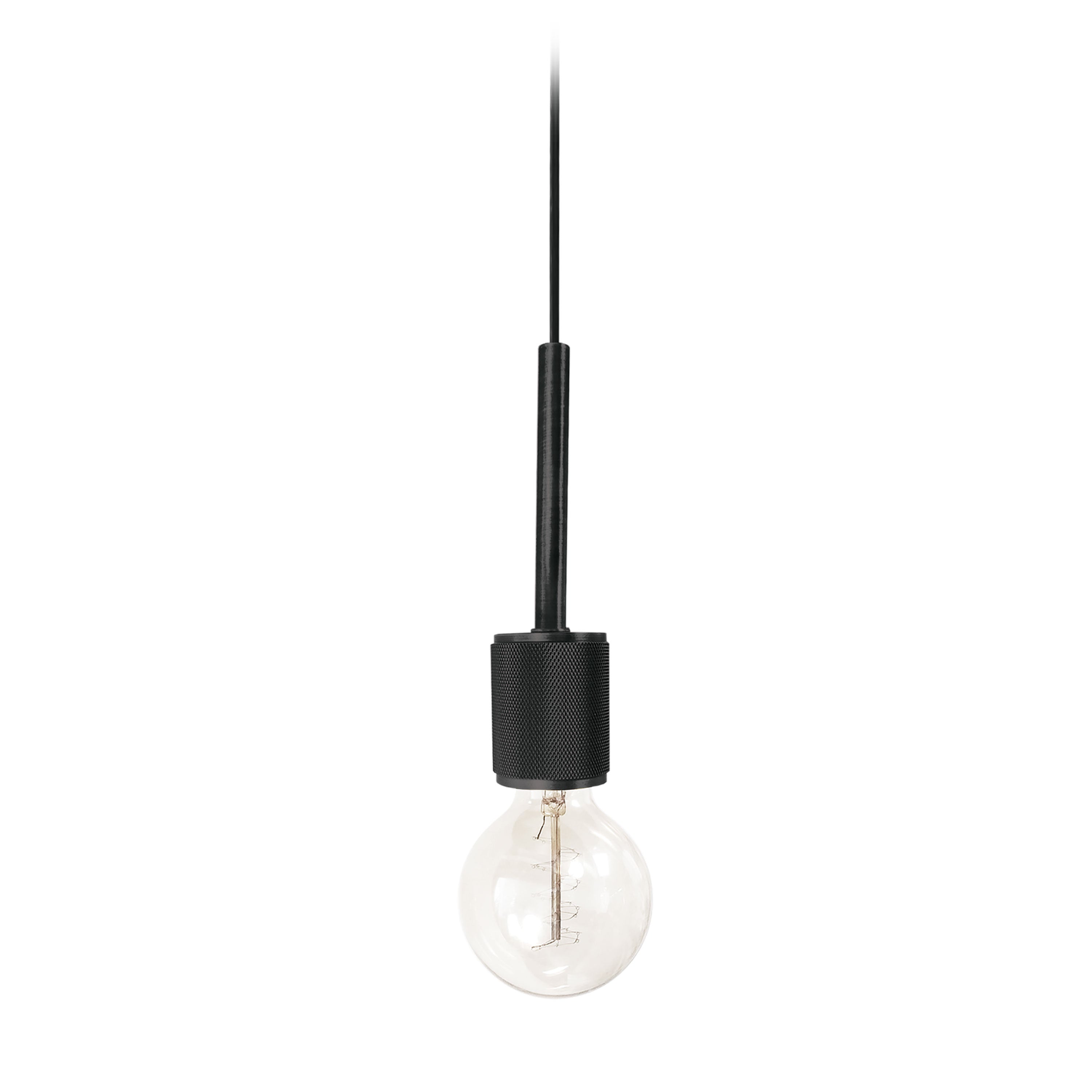 Dainolite Roswell - RSW-41P-MB - 1 Light Matte Black Pendant - Black