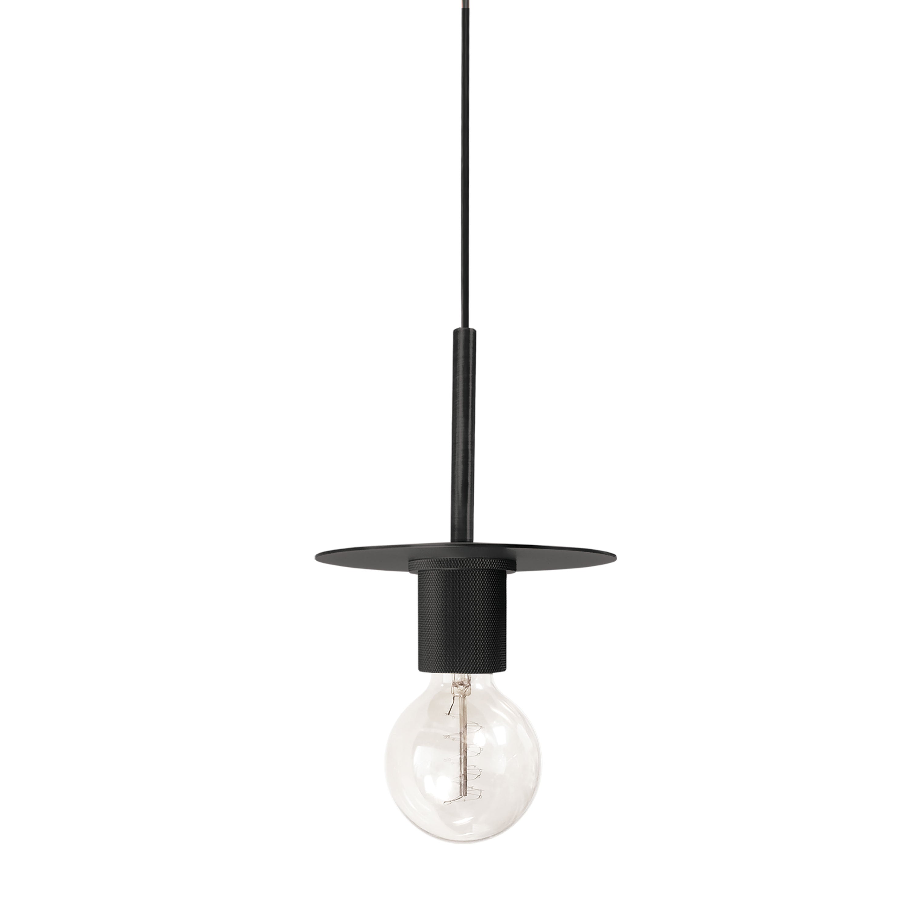 Dainolite Roswell - RSW-61P-MB - 1 Light Matte Black Pendant - Black