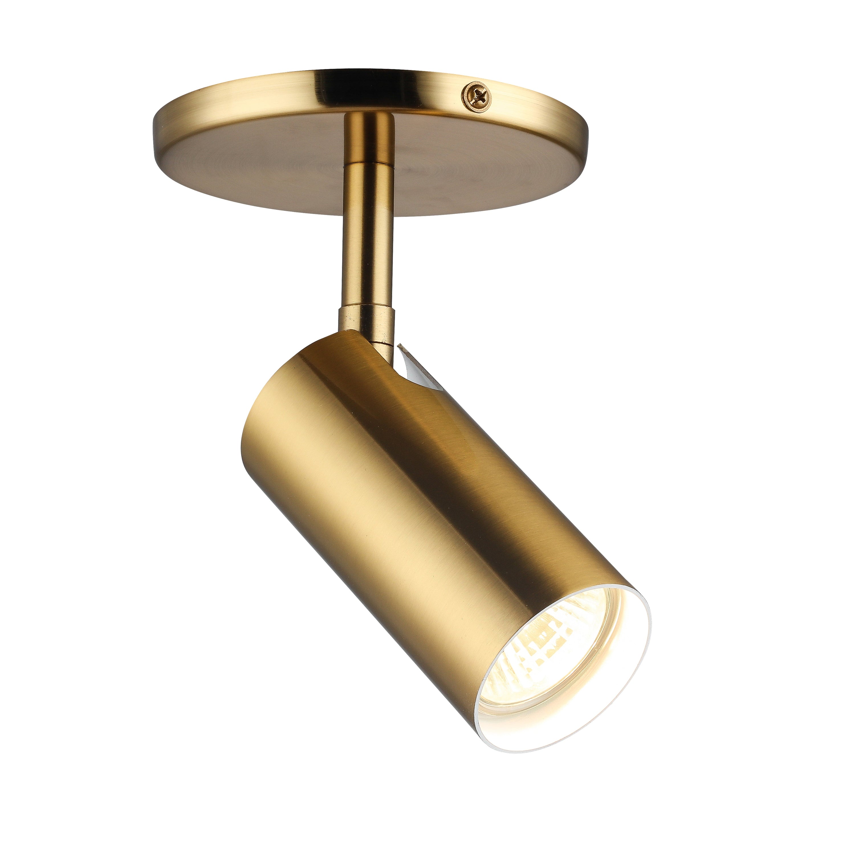 Dainolite Stanly - STY-71SPT-AGB - 1 Light Aged Brass Spotlight - Aged Brass