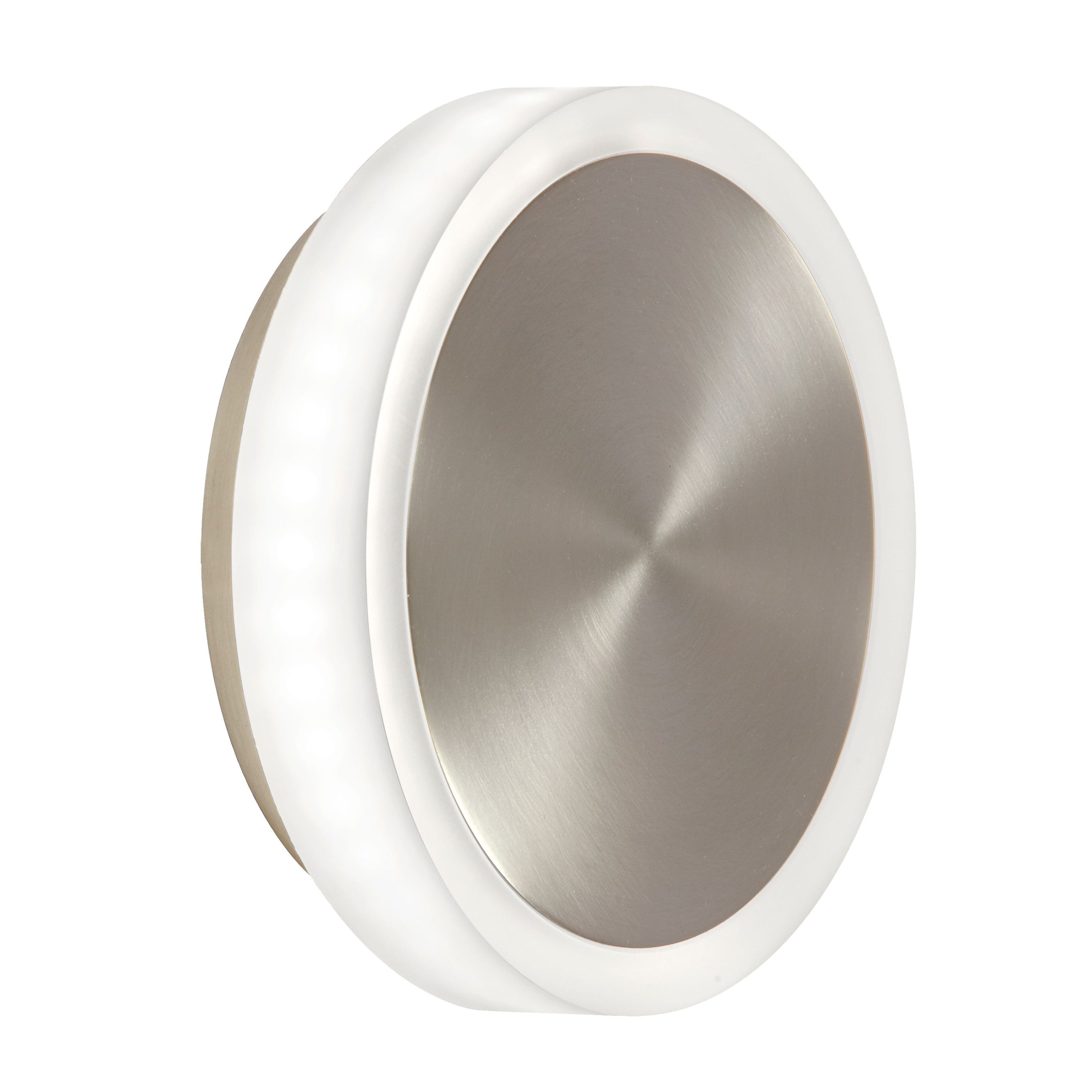 Dainolite Topaz - TOP-612LEDW-SC - 12W Satin Chrome Wall Sconce w/ Frosted Acrylic Diffuser - Satin Chrome