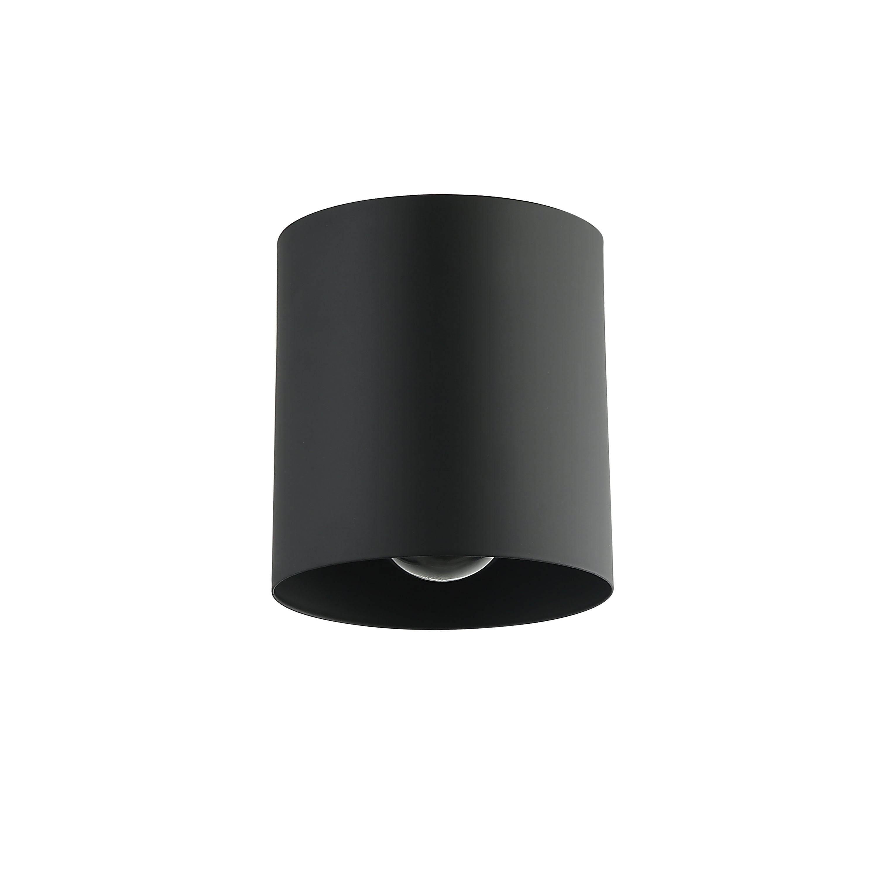 Dainolite Theron - TRN-41FH-MB - 1 Light Matte Black Flush Mount - Black