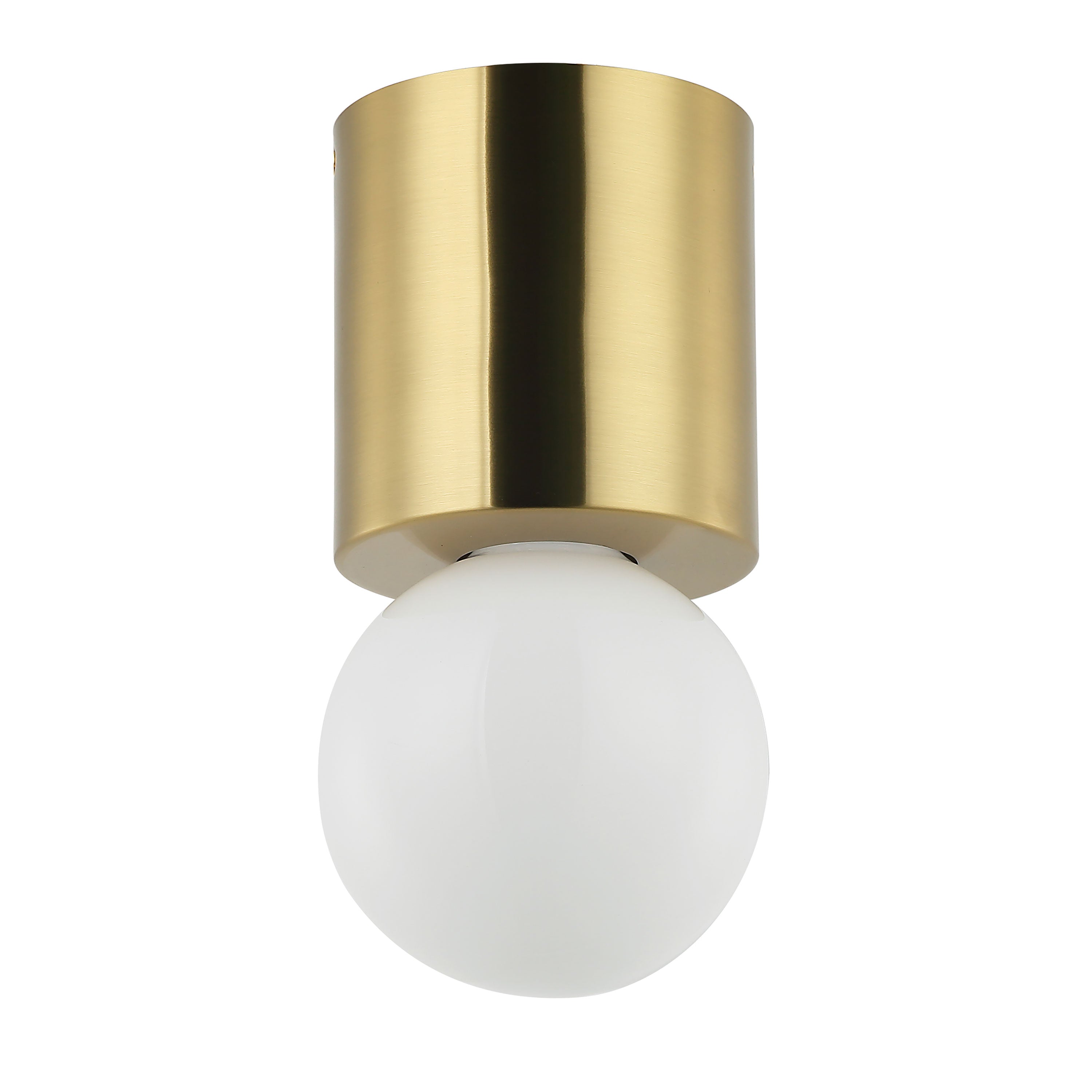 Dainolite Theron - TRN-51FH-AGB - 1 Light Aged Brass Flush Mount - Aged Brass