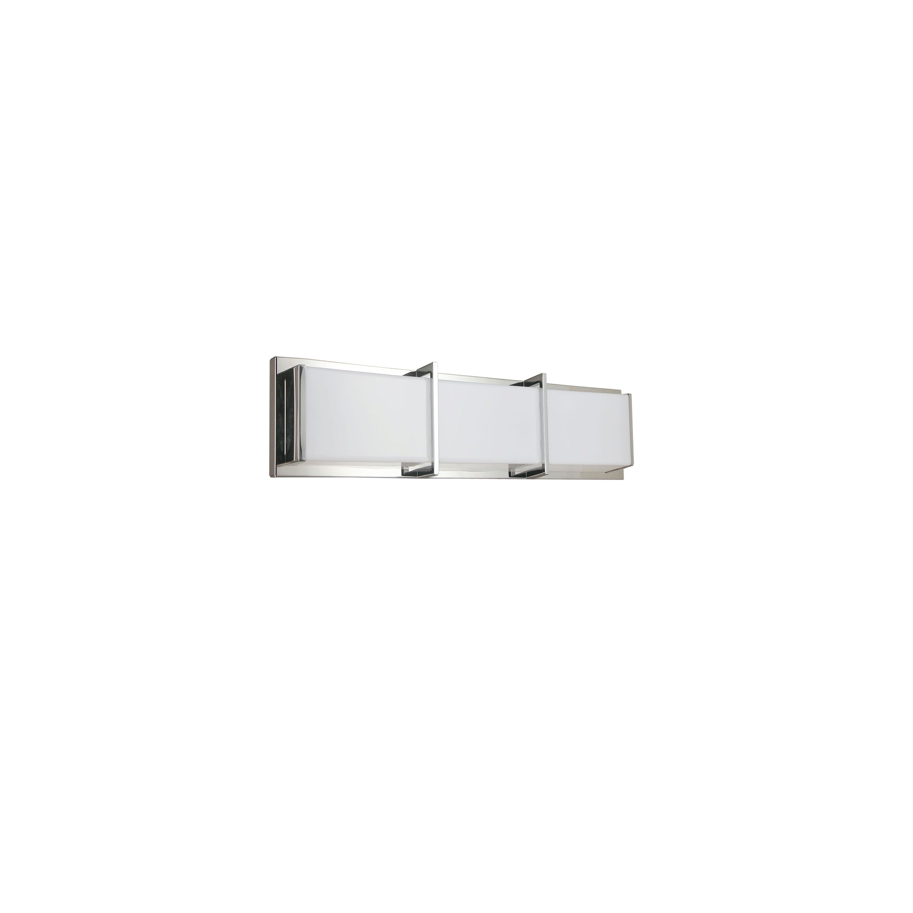 Dainolite Winston - VLD-411-PC - 15W Polished Chrome Vanity Fixture Light w/ White Acrylic Diffuser - Polished Chrome