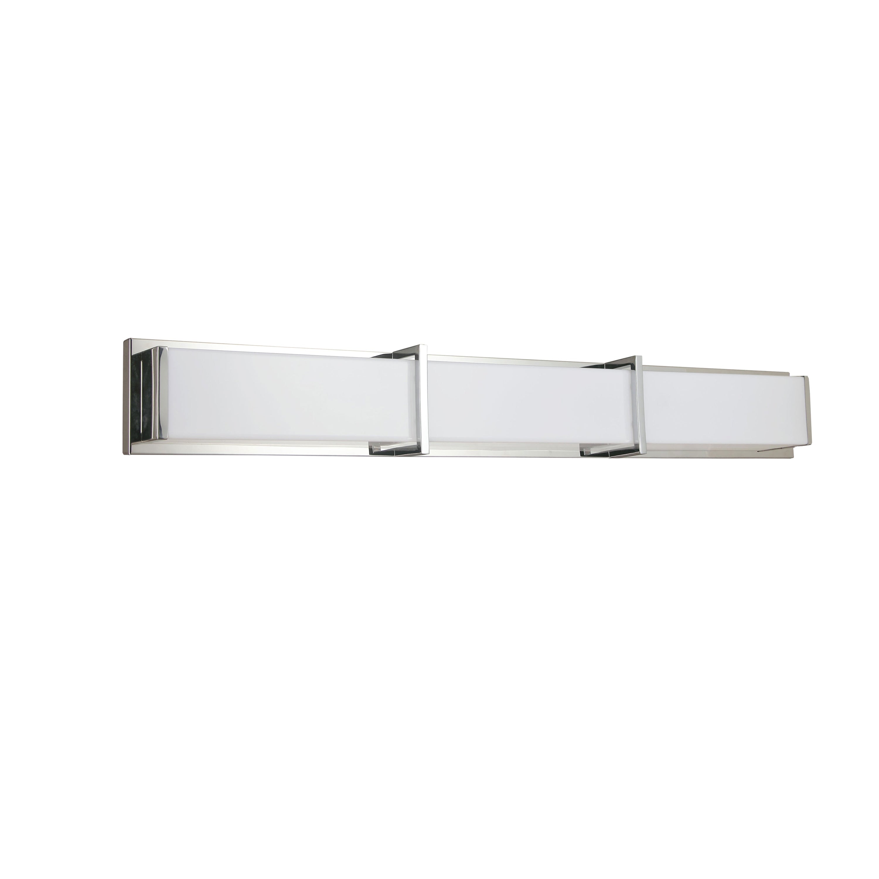 Dainolite Winston - VLD-414-PC - 50W Polished Chrome Vanity Fixture Light w/ White Acrylic Diffuser - Polished Chrome