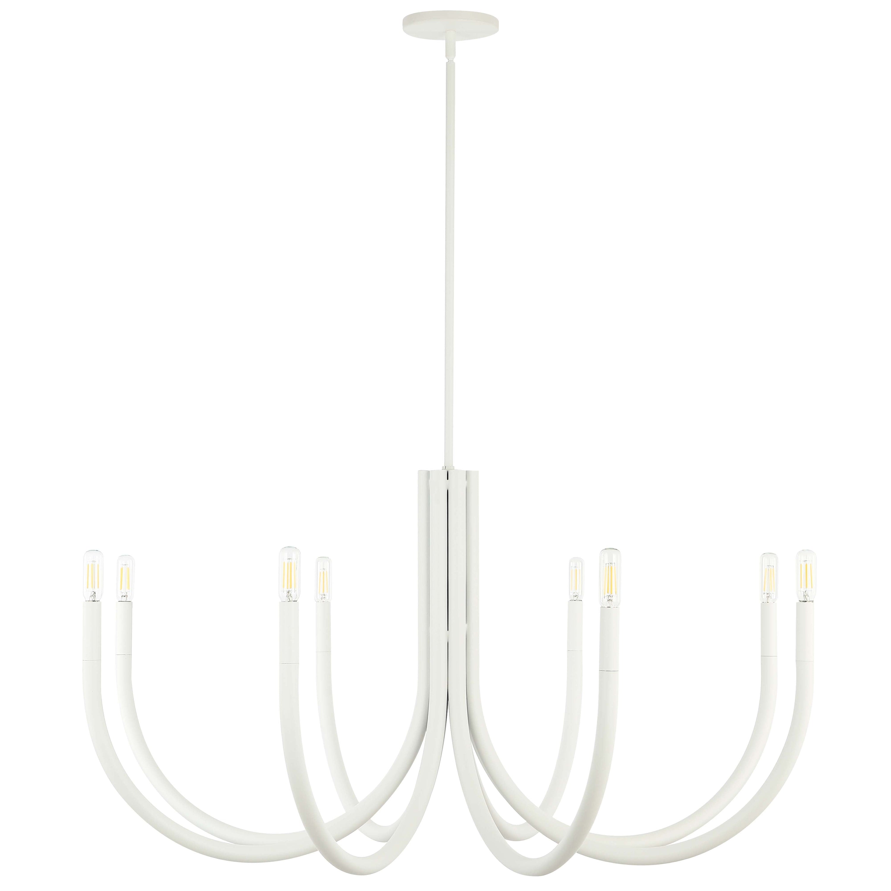 Dainolite WAN-388C-SW 8 Light Incandescent Chandelier Sand White