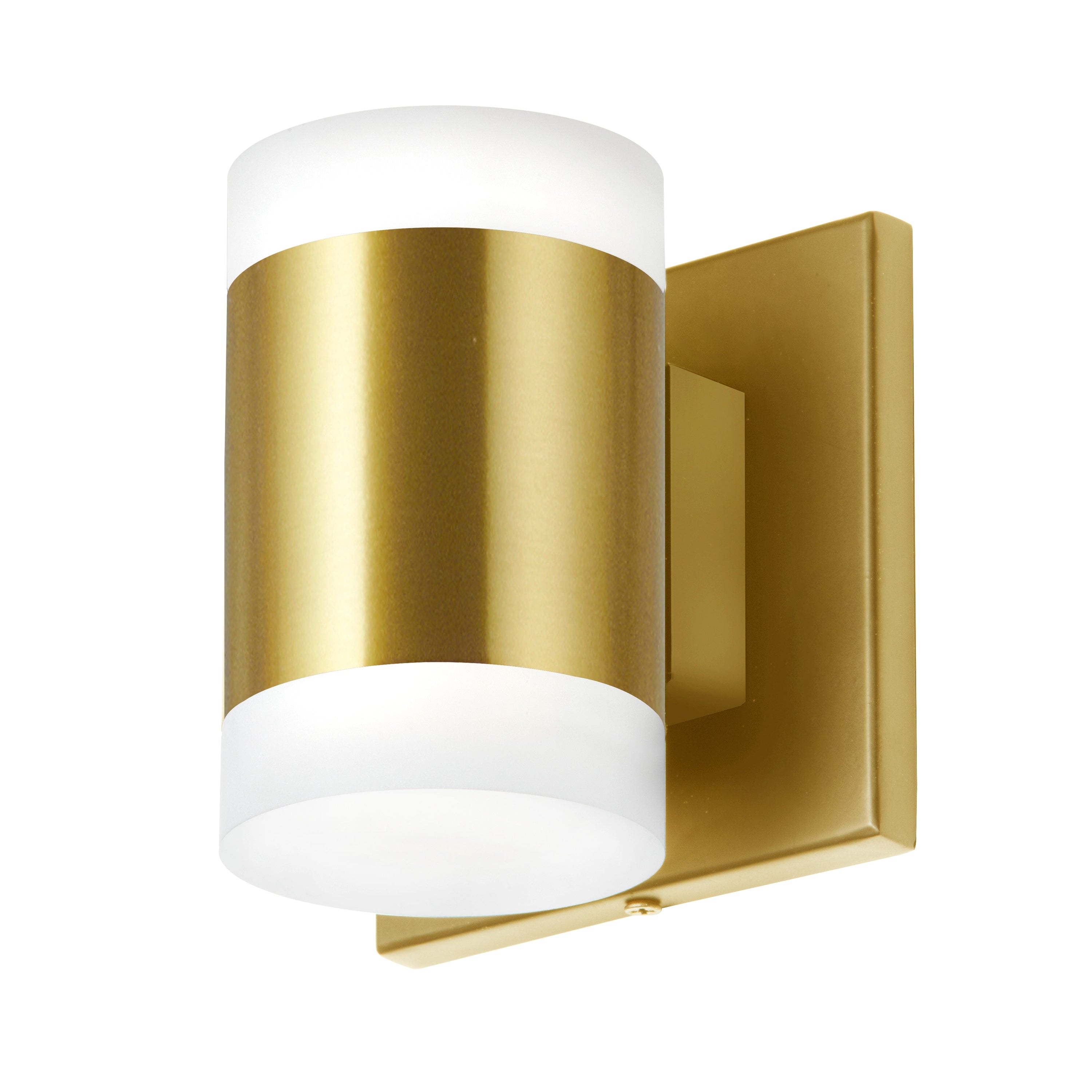 Dainolite Wilson - WLS-514LEDW-AGB - 2 Light 14W Wall Sconce, Aged Brass - Aged Brass